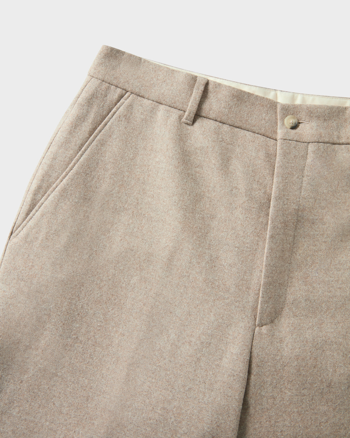Alfredo Flannel Trousers - Sand Berg & Berg