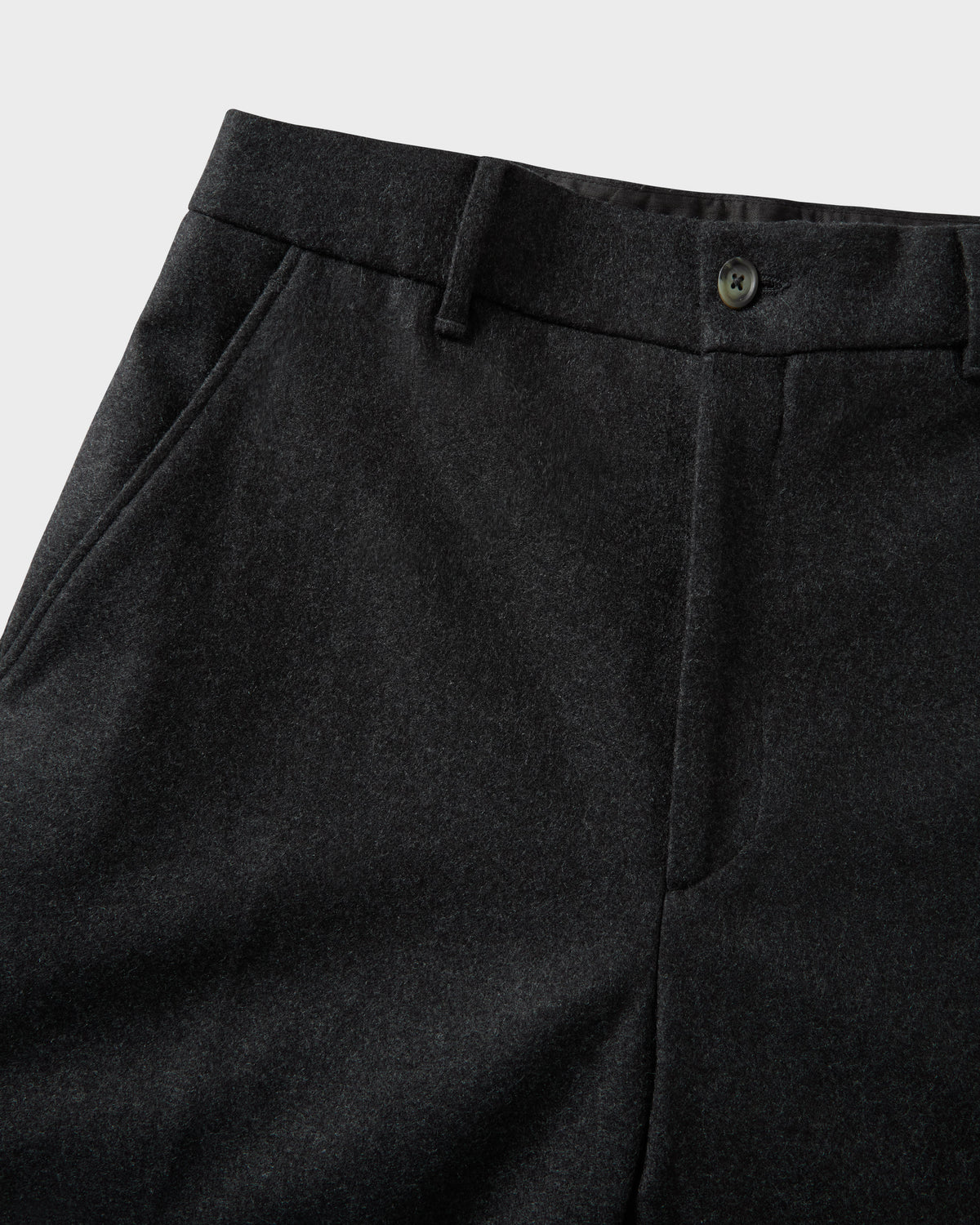 Alfredo Flannel Trousers - Charcoal Berg & Berg