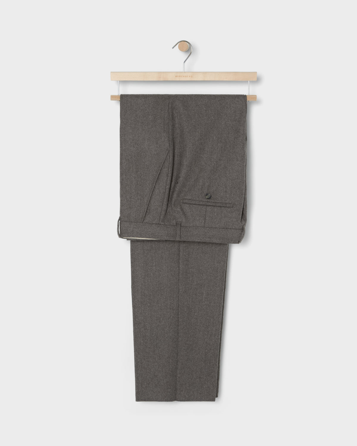 Alfredo Flannel Trousers - Taupe Berg & Berg