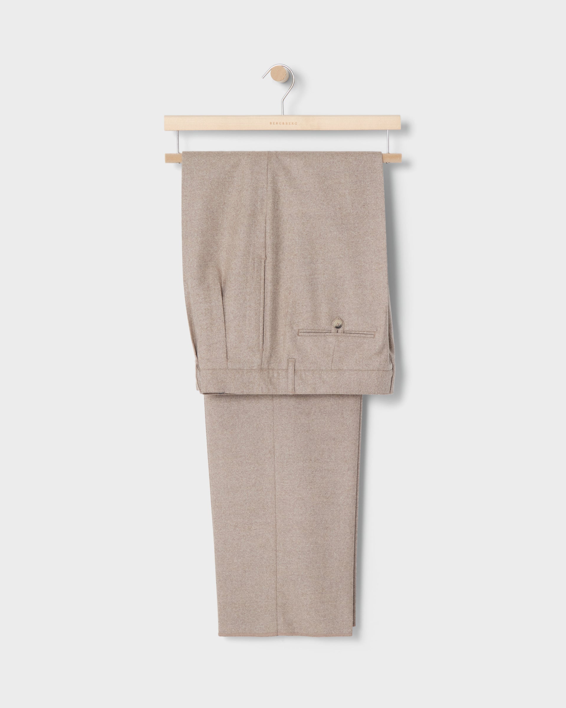 Antonello Flannel Trousers - Sand Berg & Berg