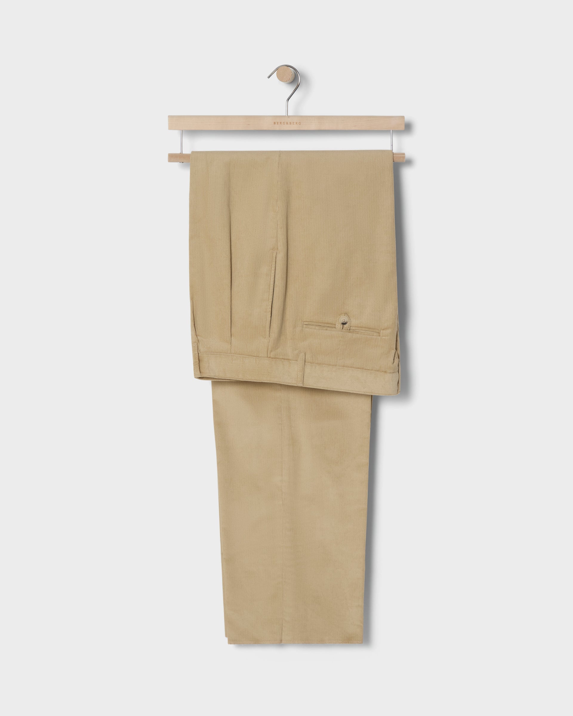 Antonello Corduroy Trousers - Stone Berg & Berg