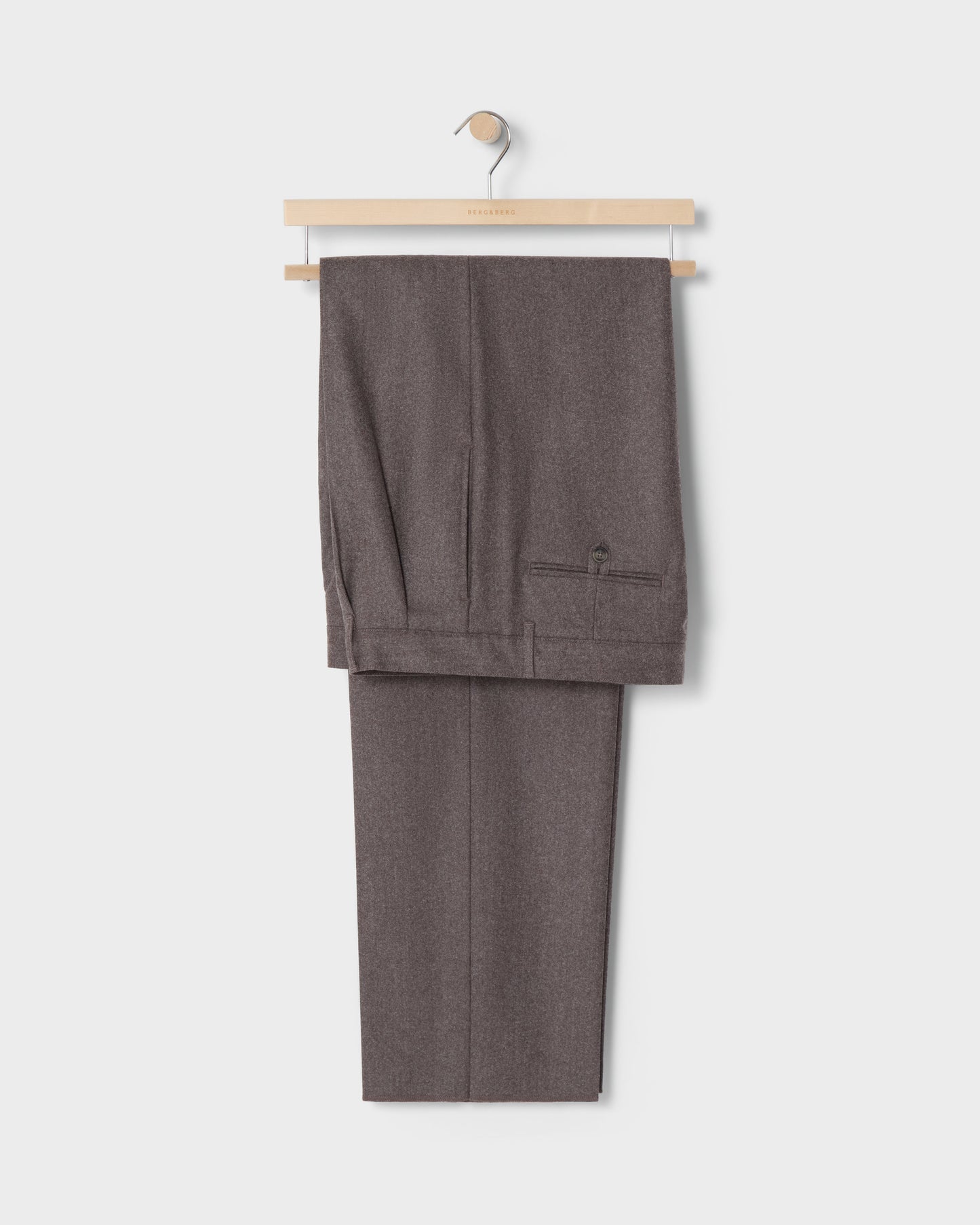 Antonello Flannel Trousers - Taupe Berg & Berg