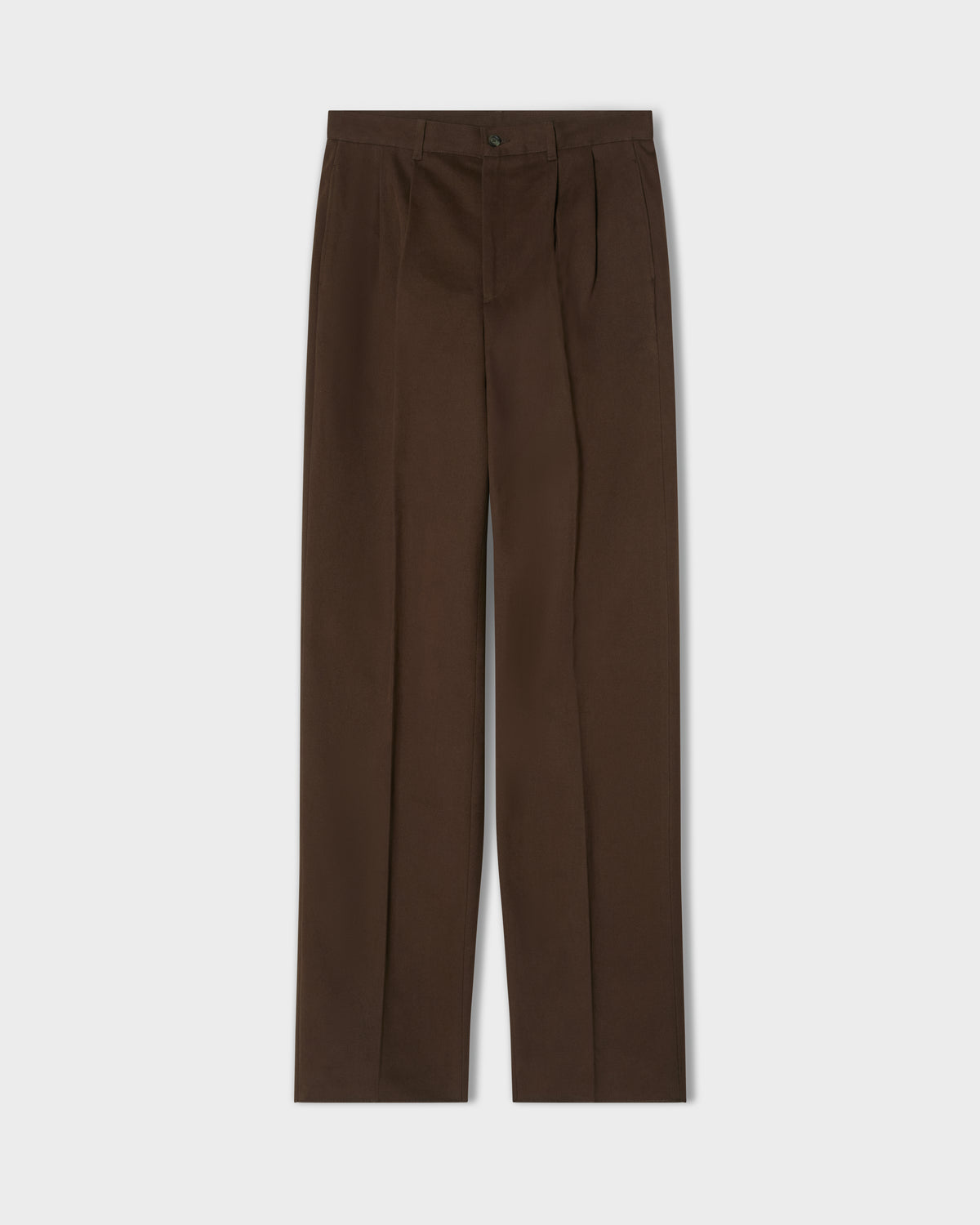 Antonello Cotton Trousers - Cocoa Berg & Berg