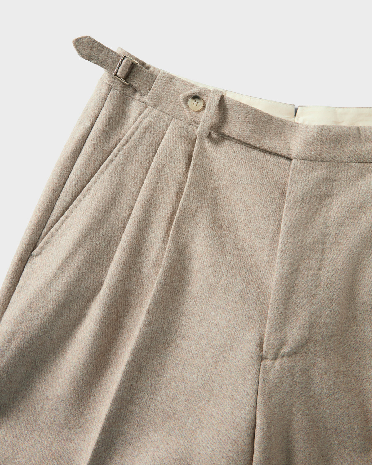 August Flannel Trousers - Sand Berg & Berg