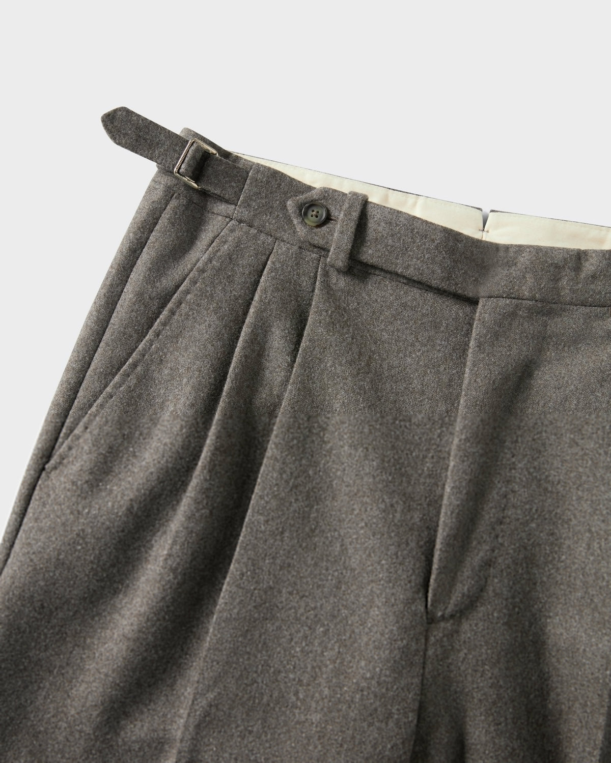 August Flannel Trousers - Taupe Berg & Berg