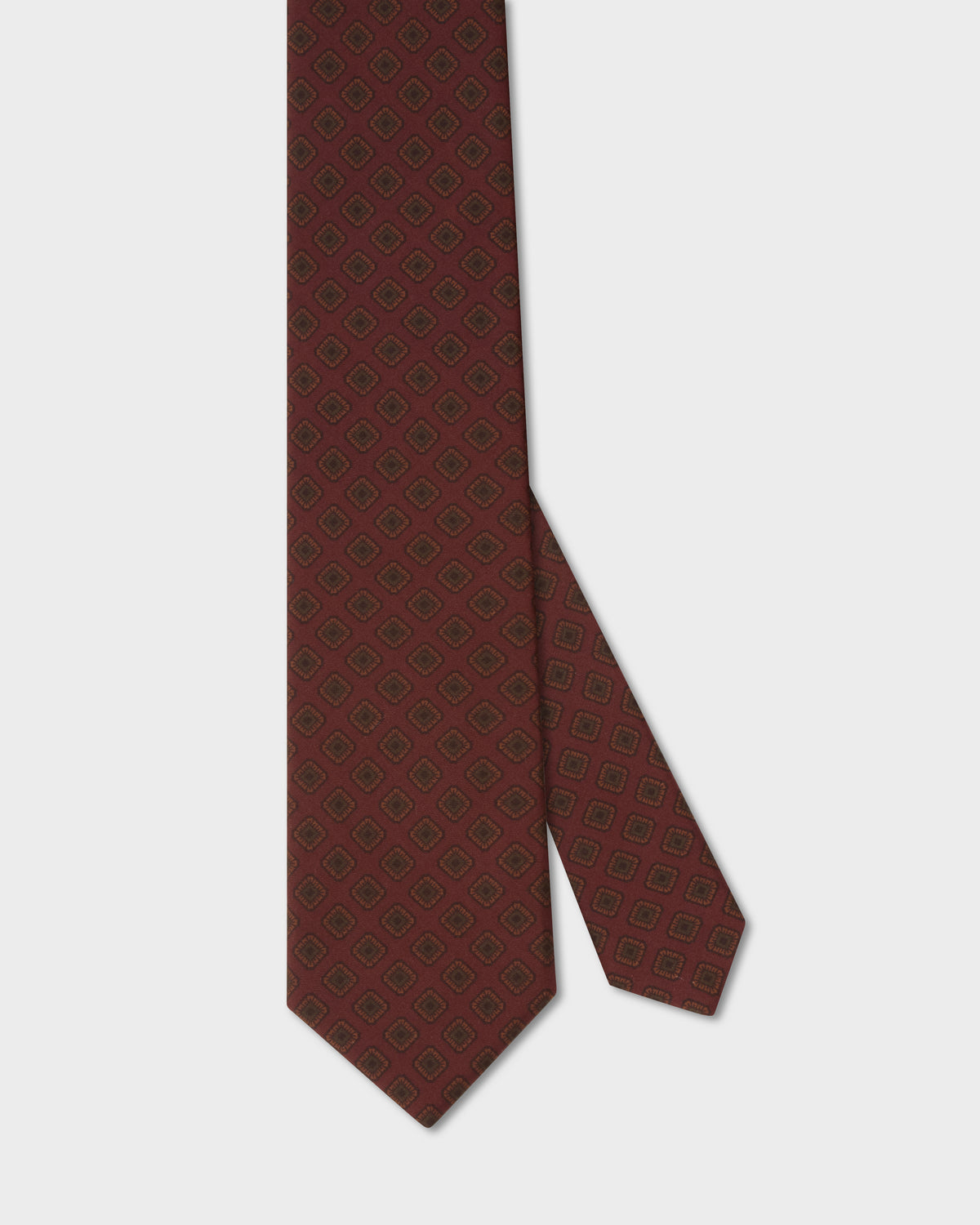 Madder Silk Tie - Burgundy Berg & Berg
