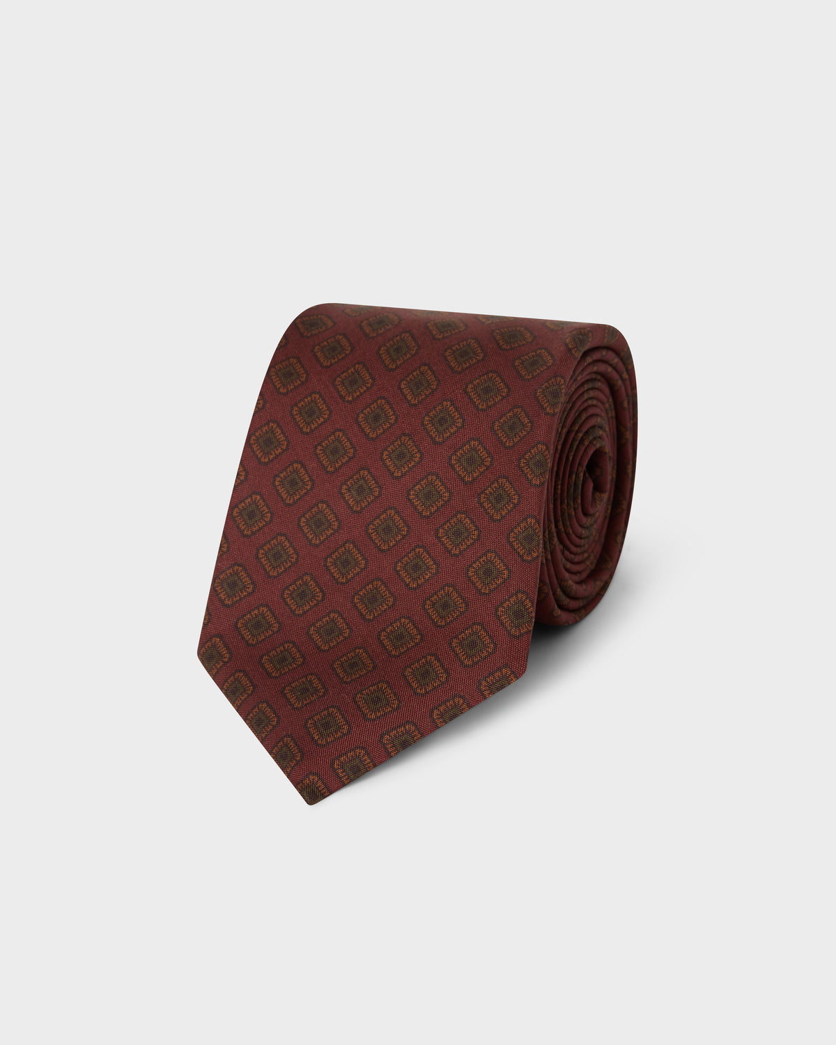 Madder Silk Tie - Burgundy Berg & Berg