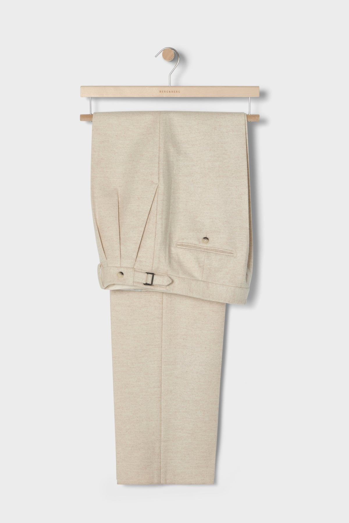 August Flannel Trousers - Ecru
