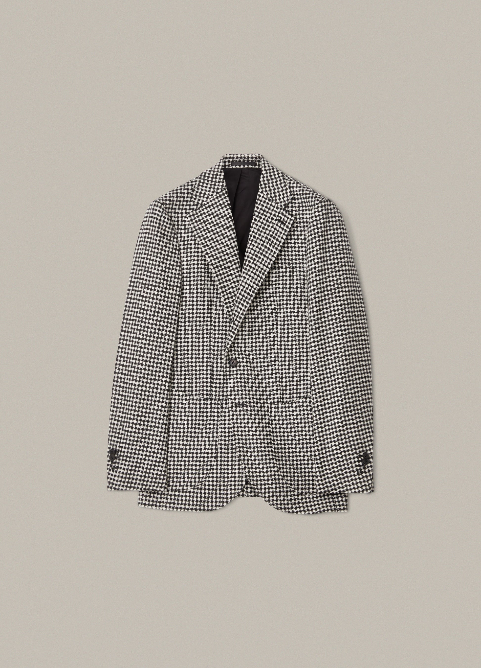 Dan Sport Tweed Blazer - Black/White Houndstooth Berg & Berg