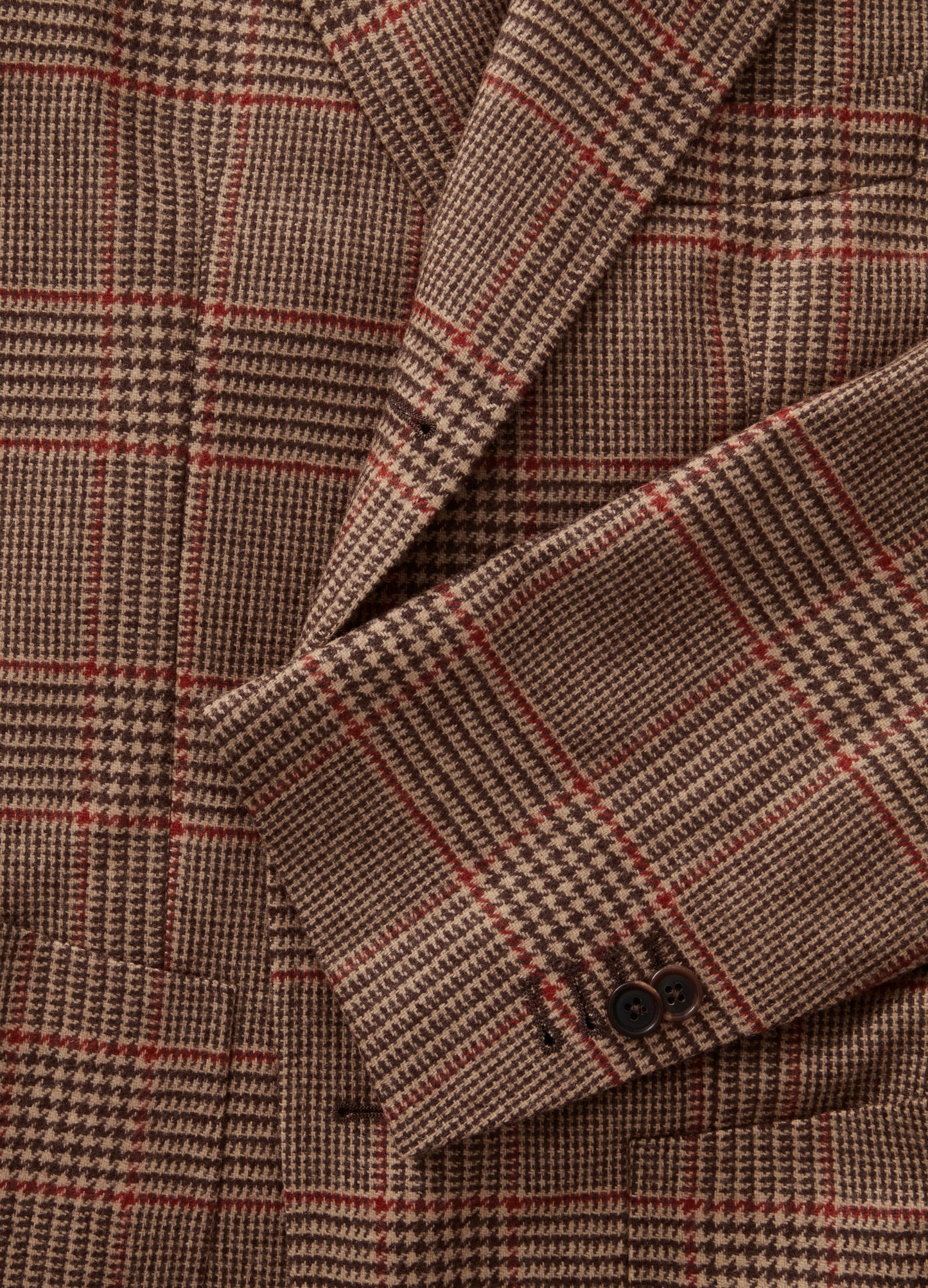 Dan Sport Tweed Blazer - Brown/Red Glencheck Berg & Berg