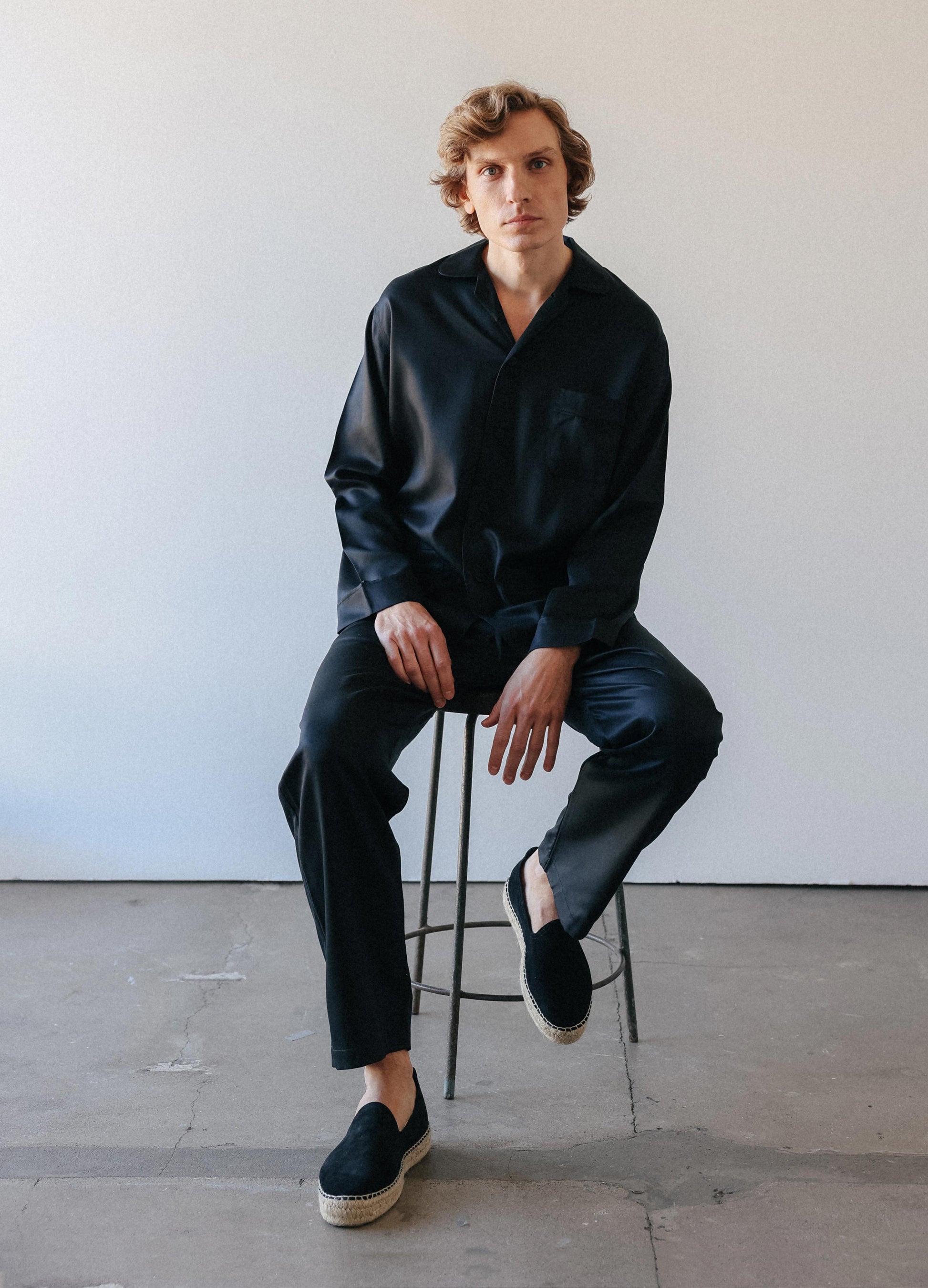 Olle Lyocell Pyjama - Black Berg & Berg