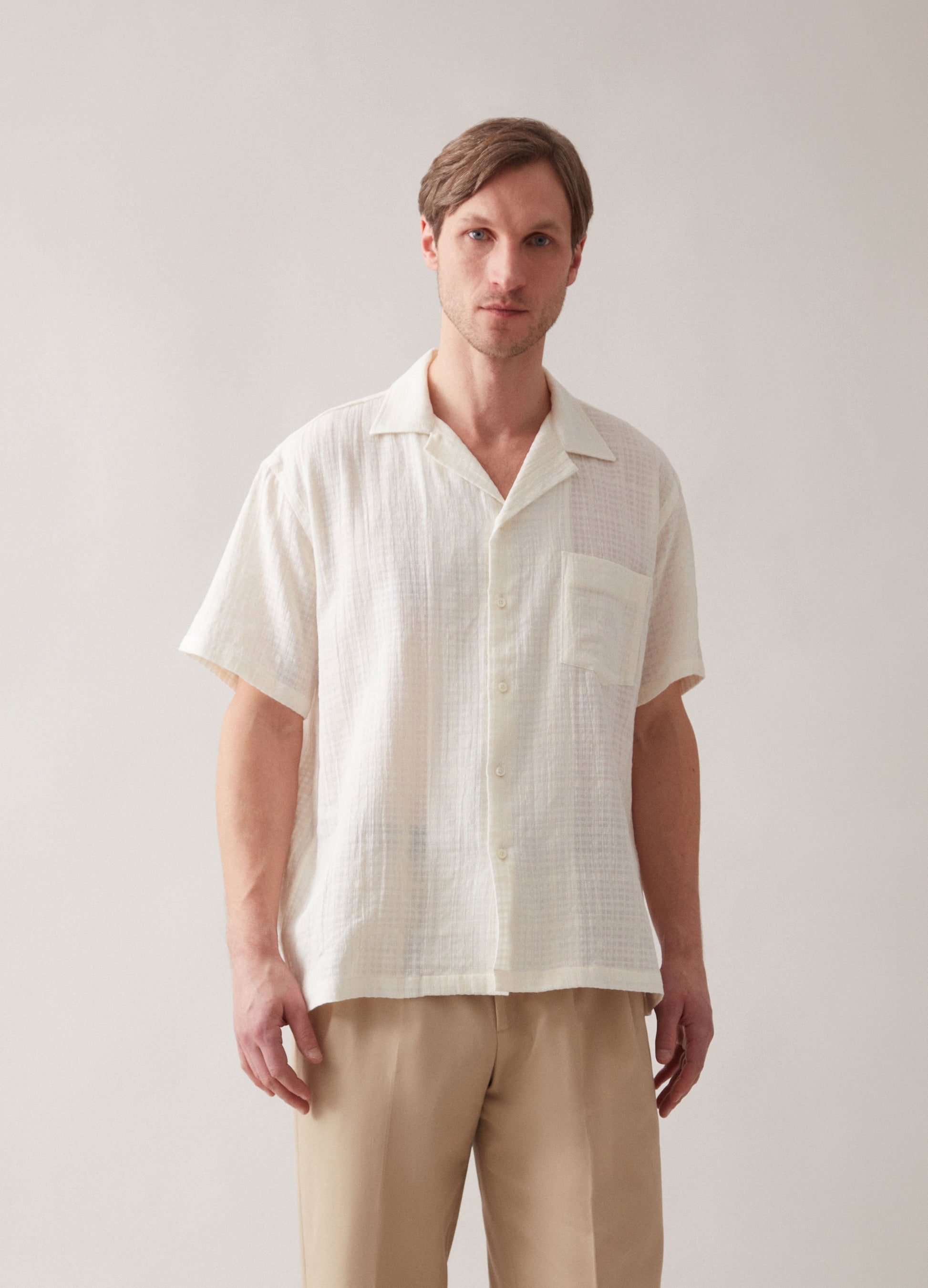 Folke Short Sleeved Shirt - White Berg & Berg