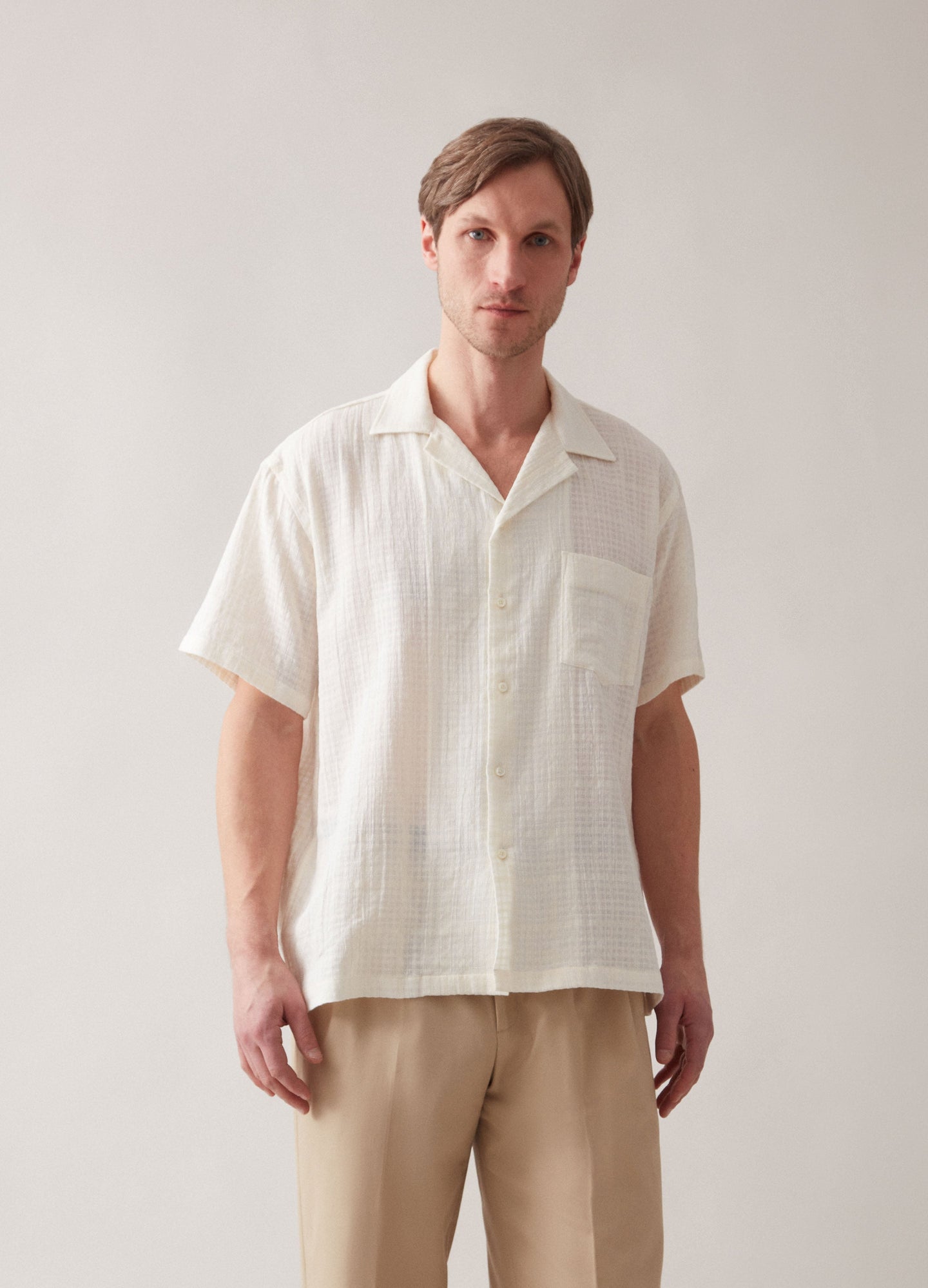 Folke Short Sleeved Shirt - White Berg & Berg