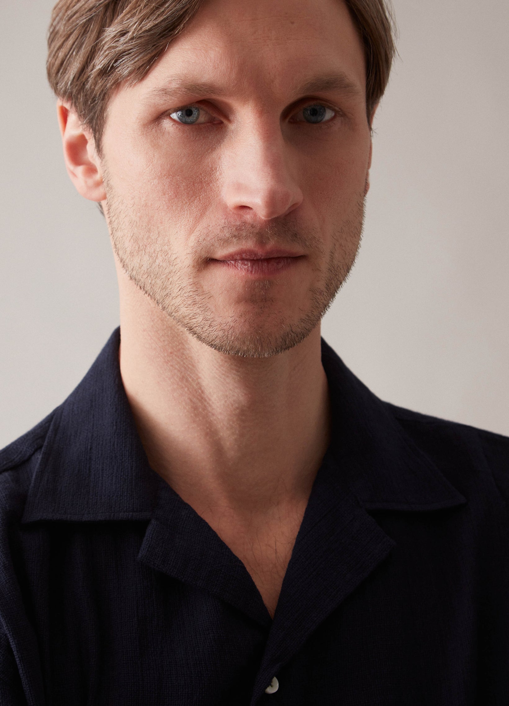Folke Short Sleeved Shirt - Navy Berg & Berg