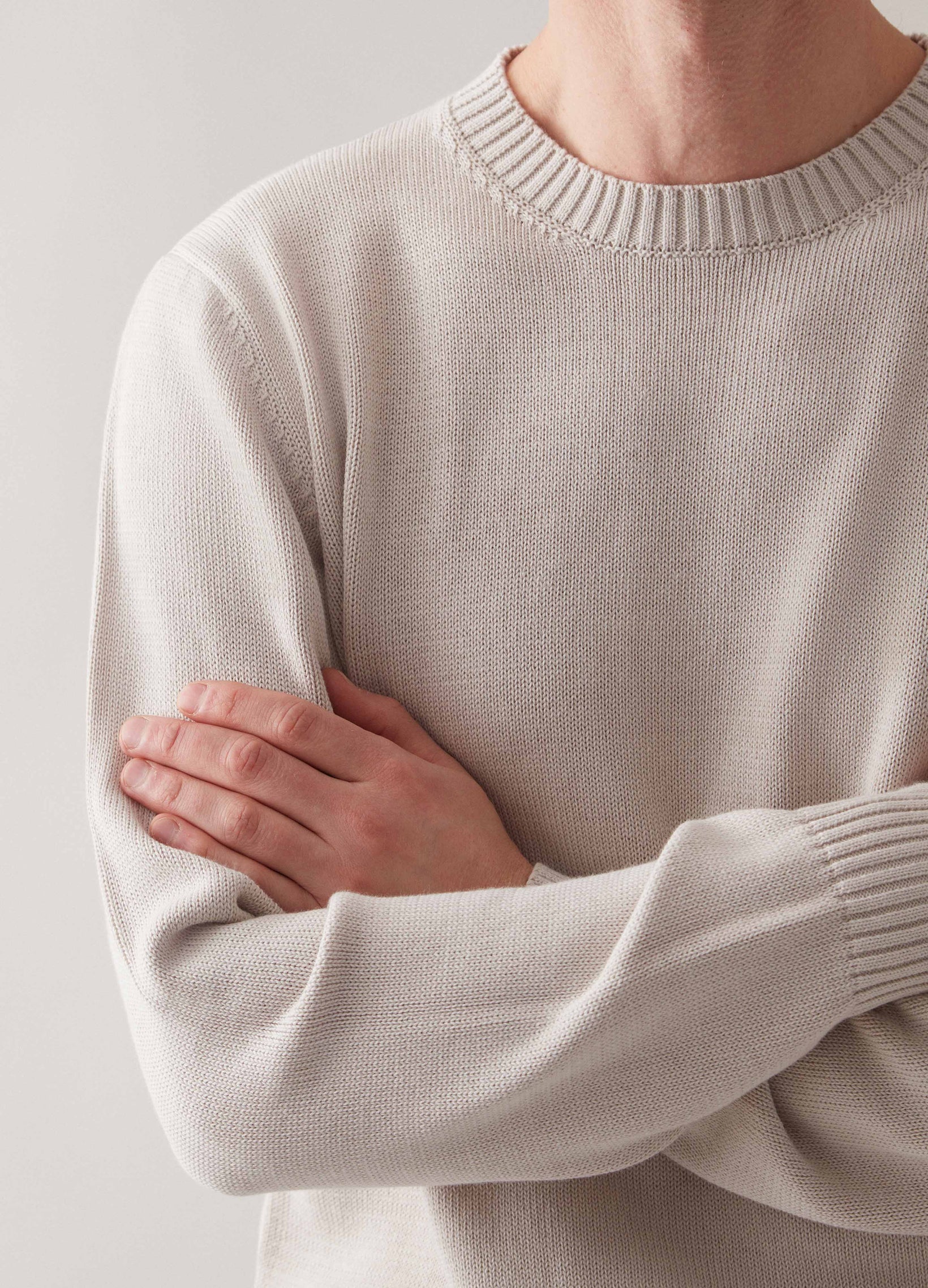 Bert Crewneck Sweater - Cream bergbergstore