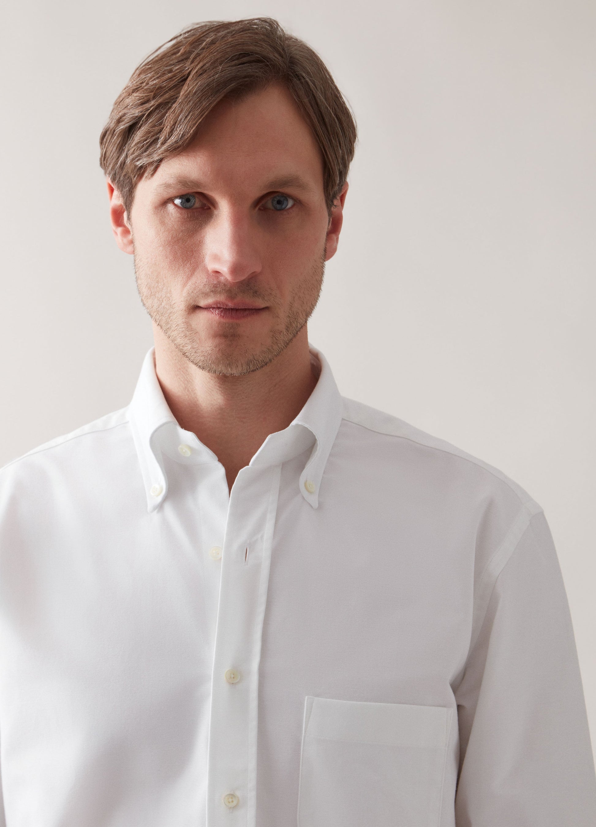 Ferdinand Oxford Button Down Shirt - White Berg & Berg