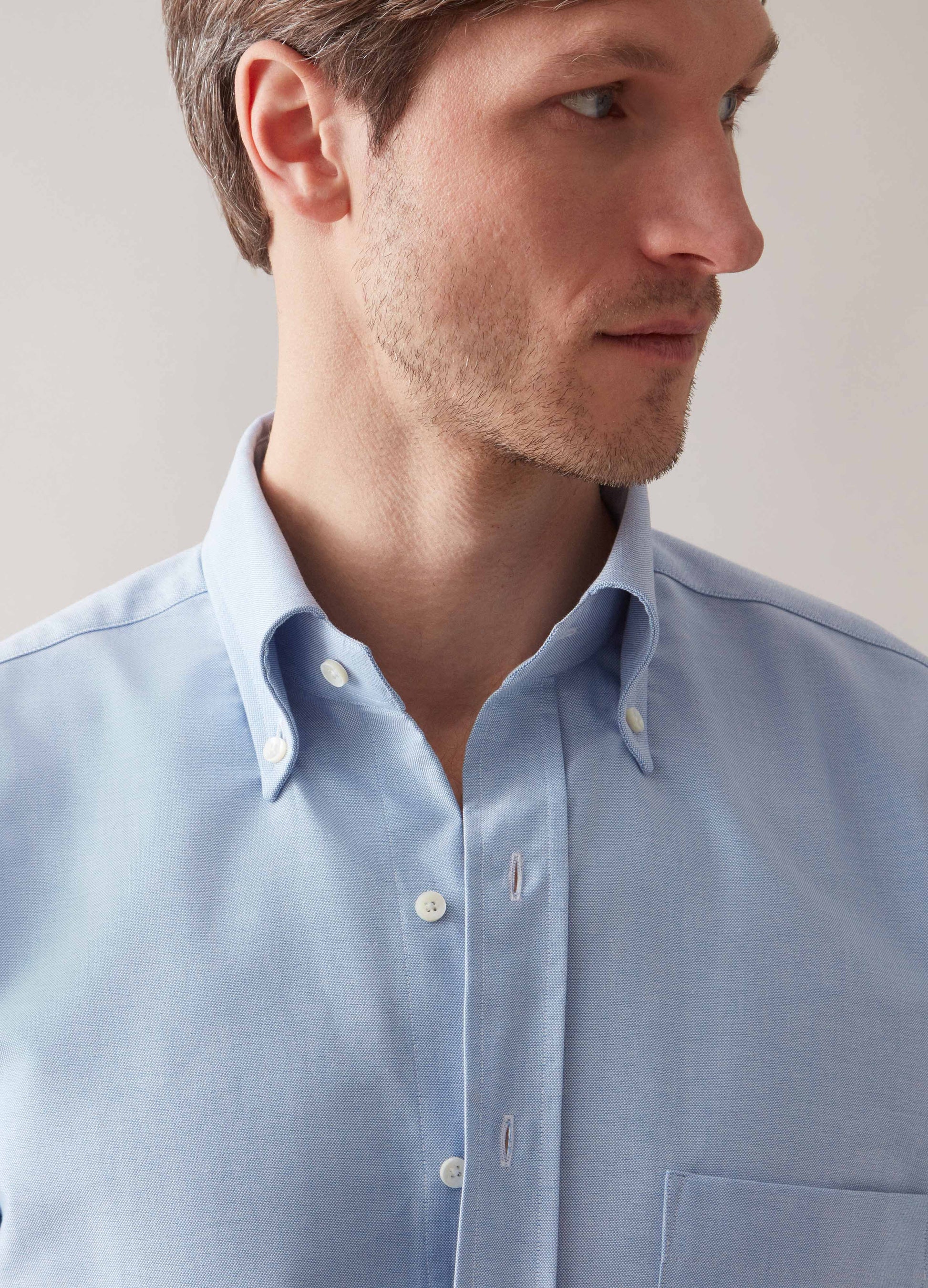 Ferdinand Oxford Button Down Shirt - Light Blue Berg & Berg