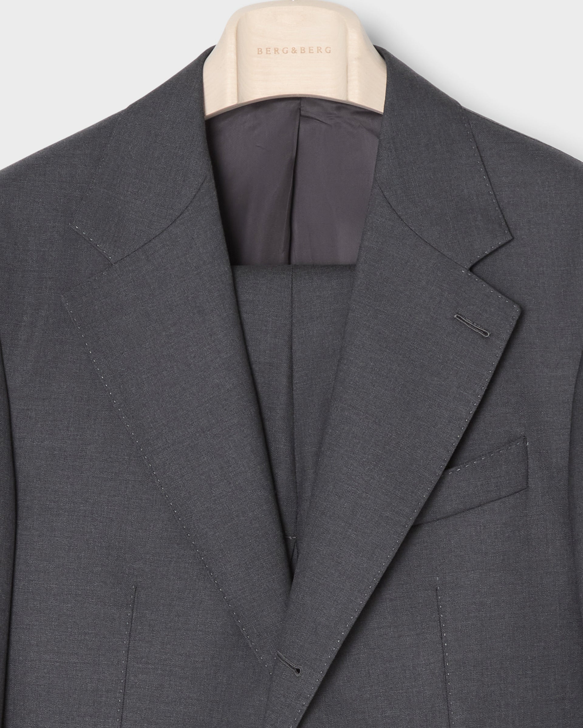 Dag Twill Suit - Mid Grey Berg & Berg