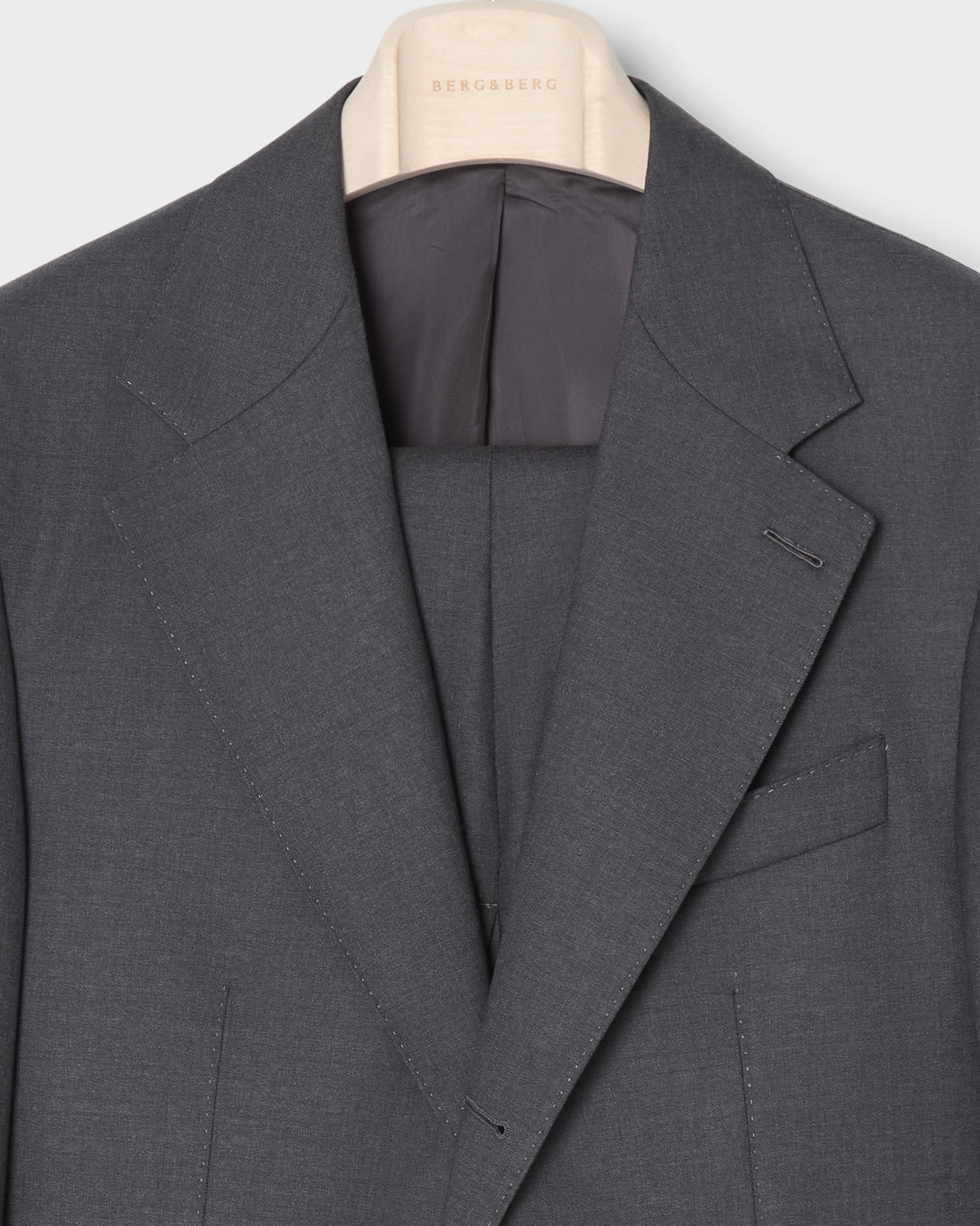 Dag Twill Suit - Mid Grey Berg & Berg