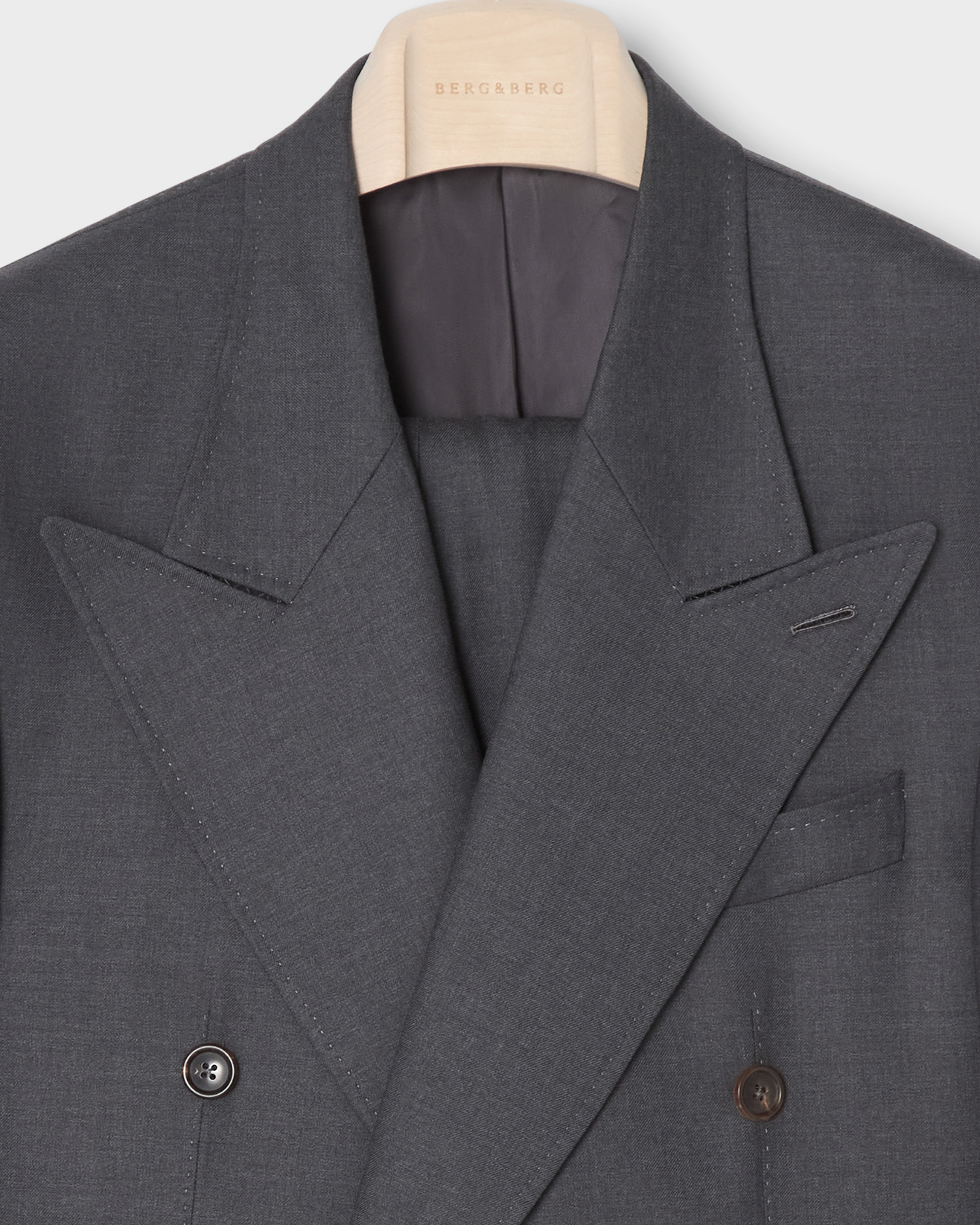 Diego Twill DB Suit - Mid Grey – Berg & Berg