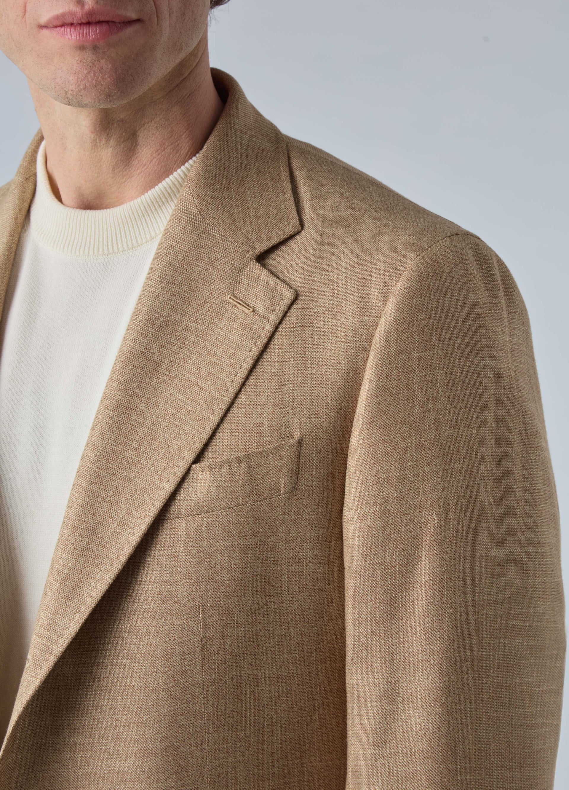 Don Sport Bamboo Hopsack Jacket - Sand Berg & Berg