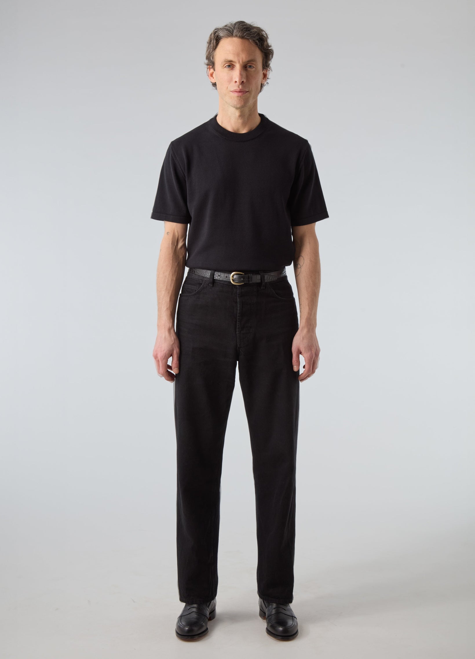 Arthuro Five Pocket Trousers - Washed Black Berg & Berg