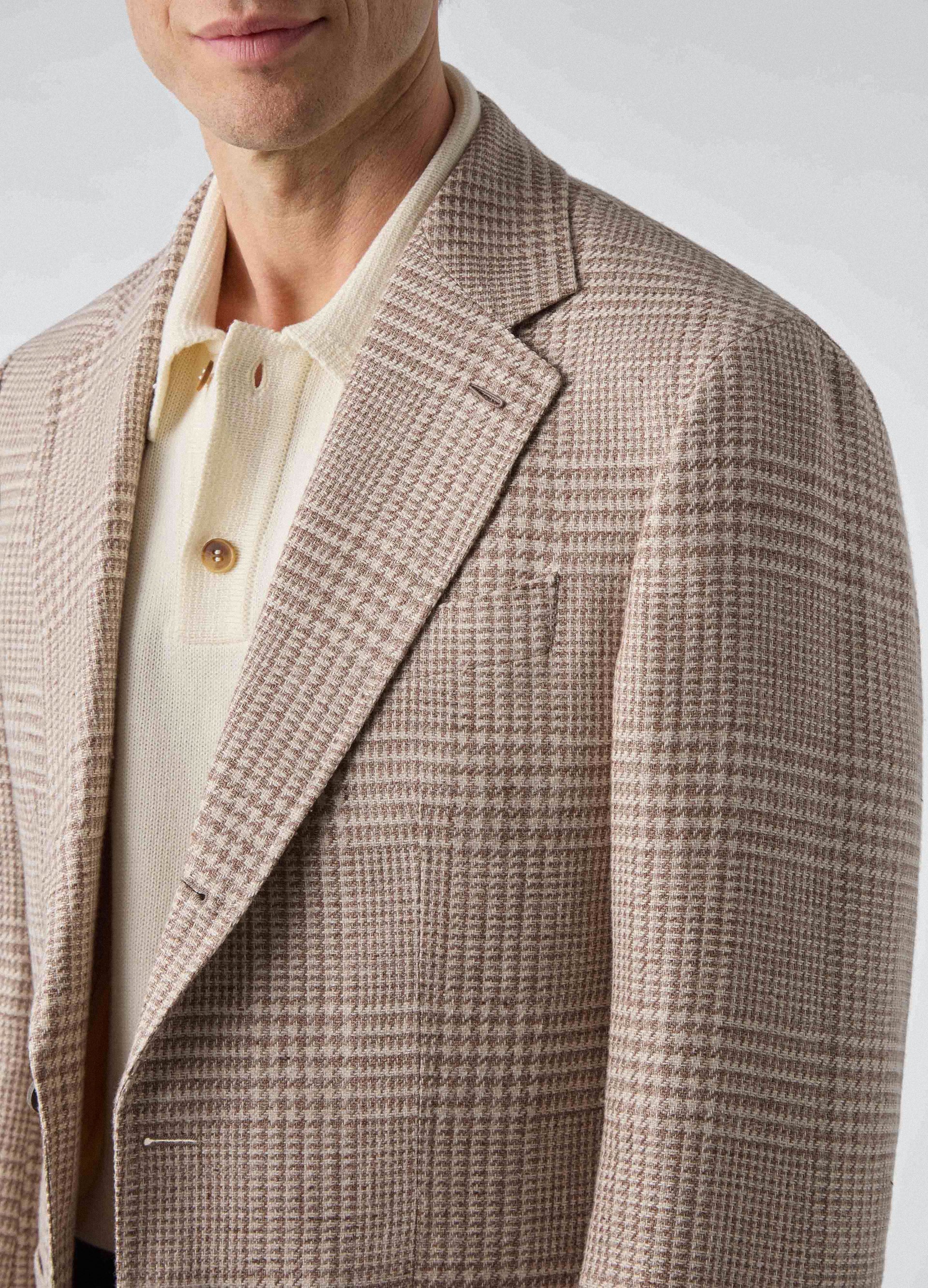 Don Sport Summer Tweed Jacket - Sand | Berg & Berg