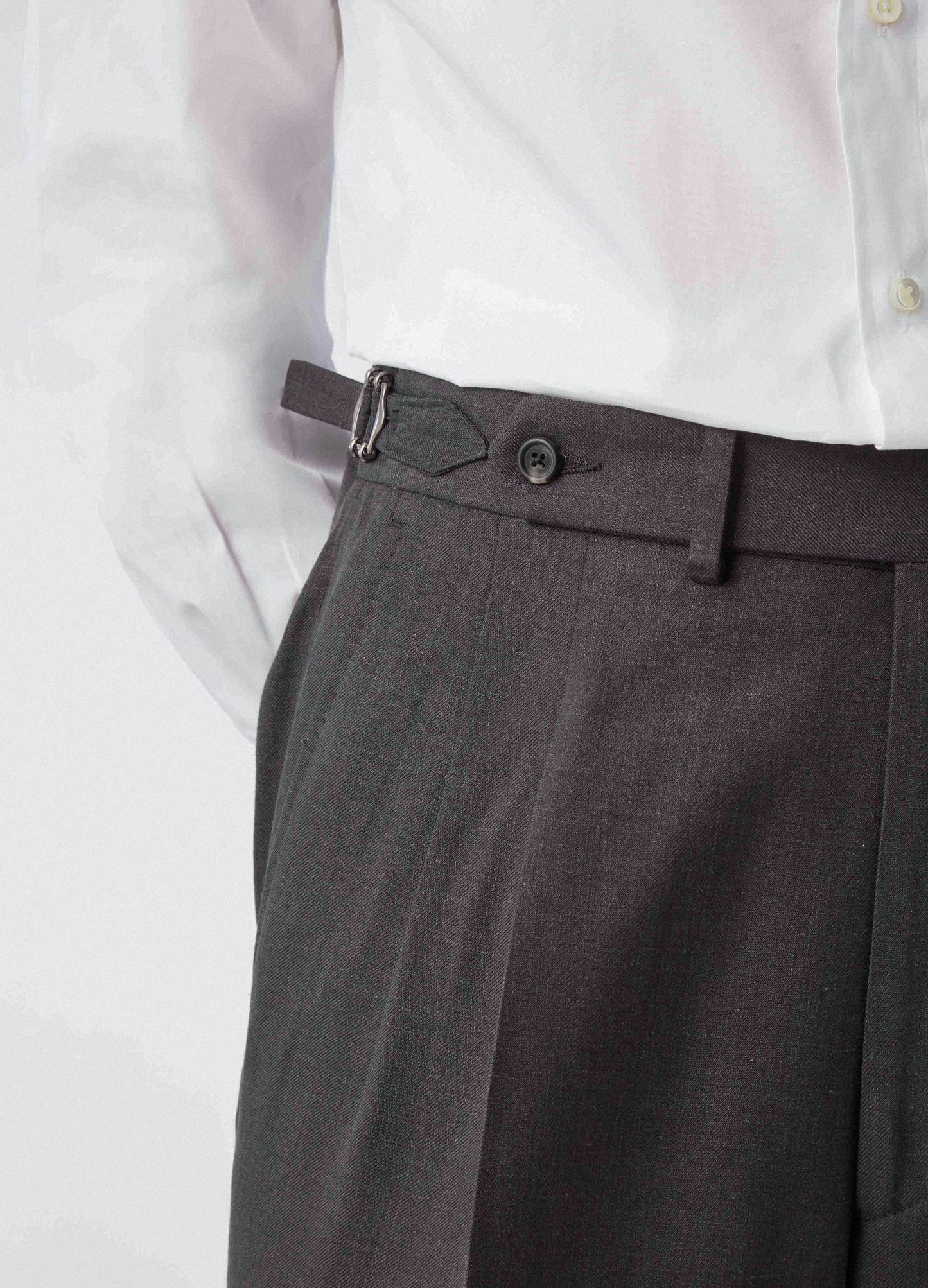 Don Wool/Silk/Linen Suit - Black | Berg & Berg