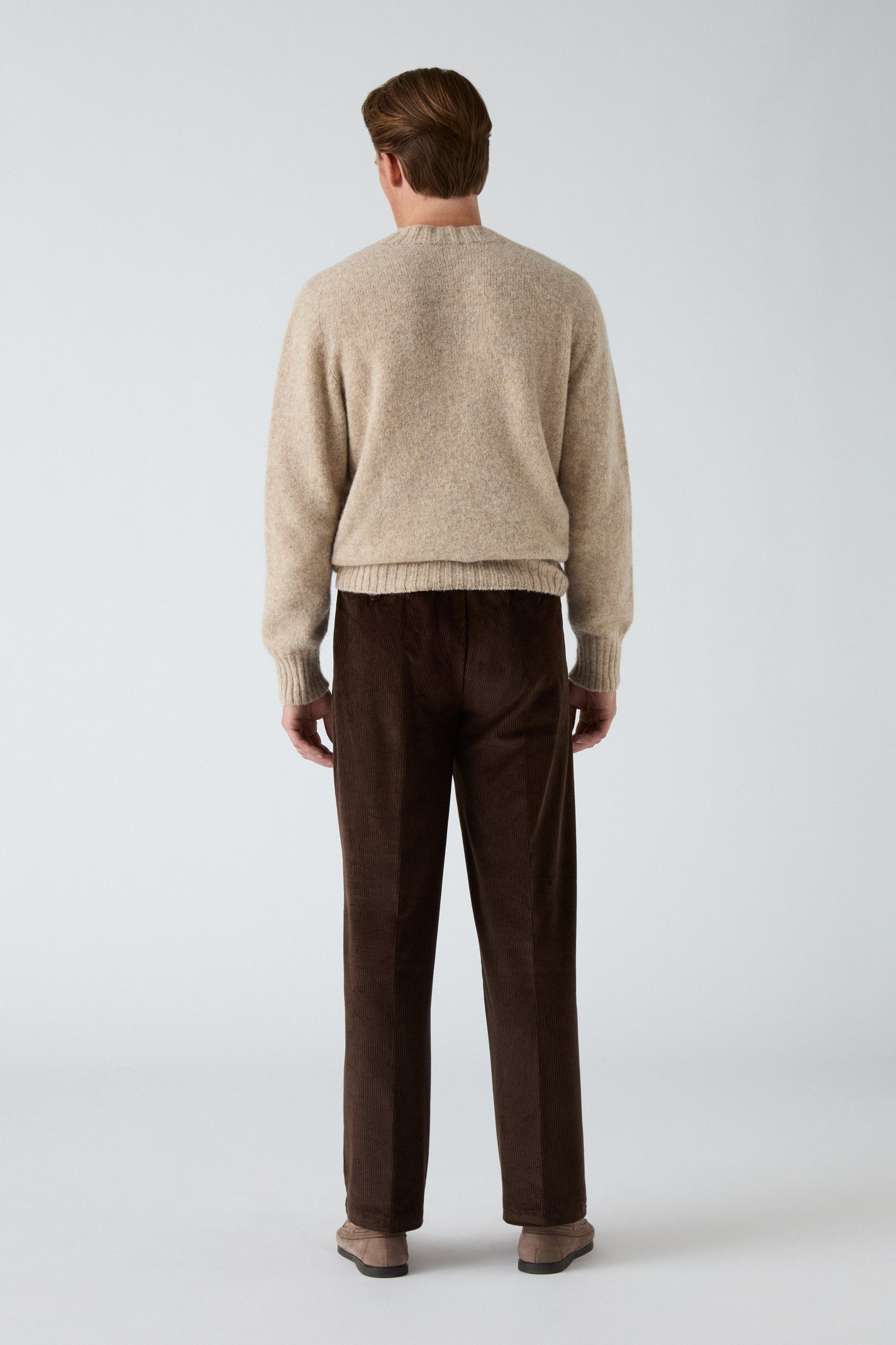 Antonello Corduroy Trousers - Brown | Berg & Berg