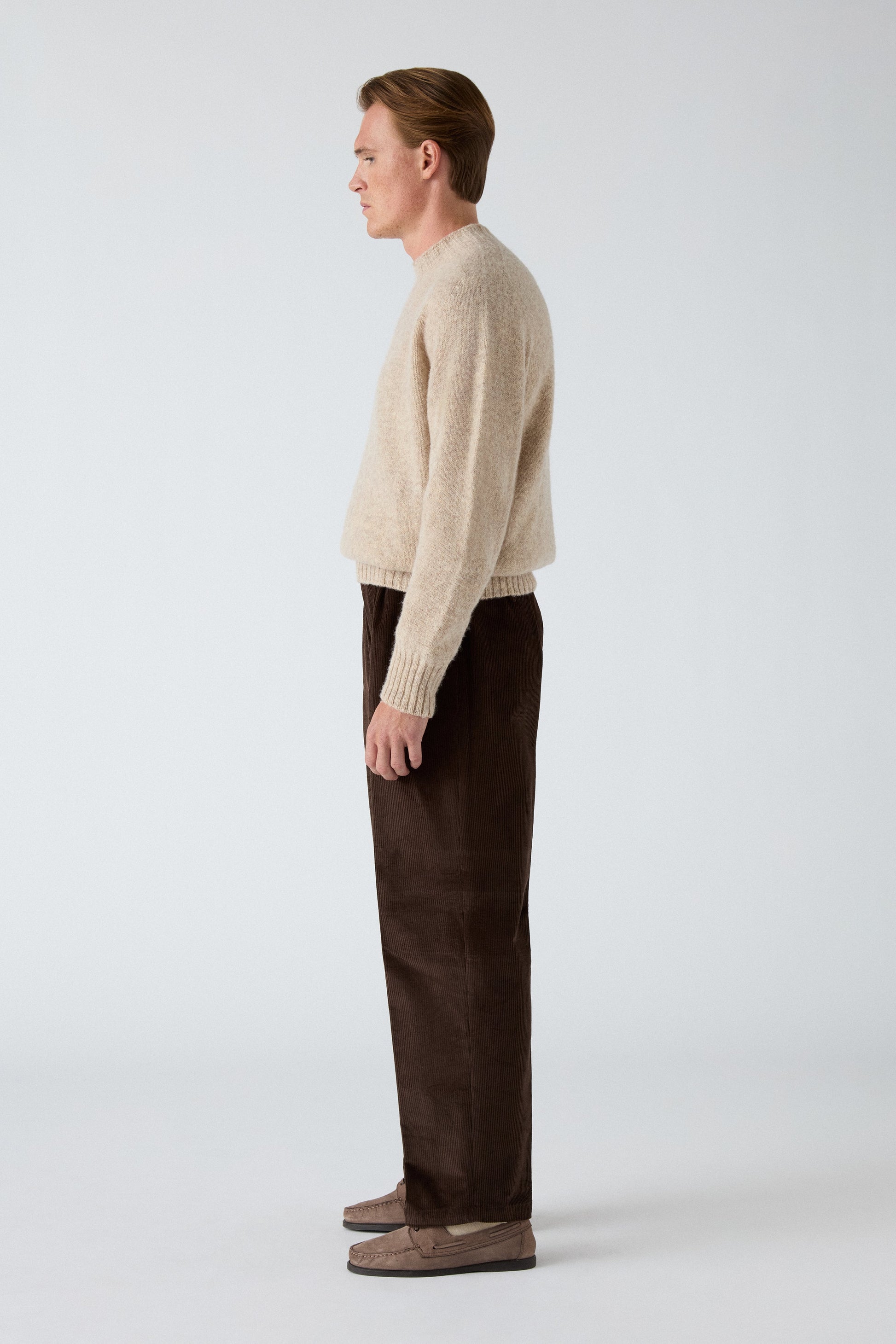 Antonello Corduroy Trousers - Brown | Berg & Berg