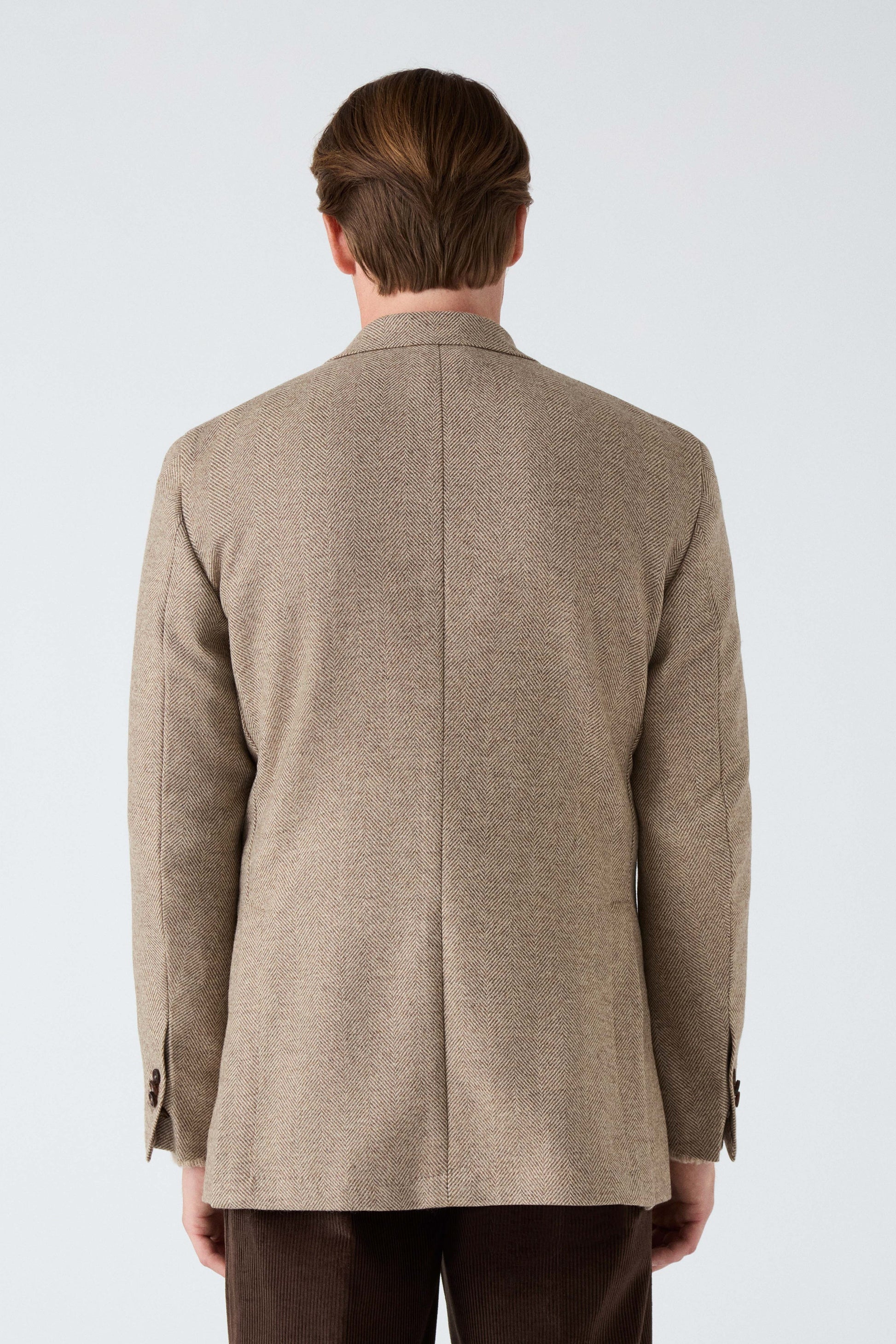 Dag Sport Herringbone Jacket - Oatmeal Berg & Berg