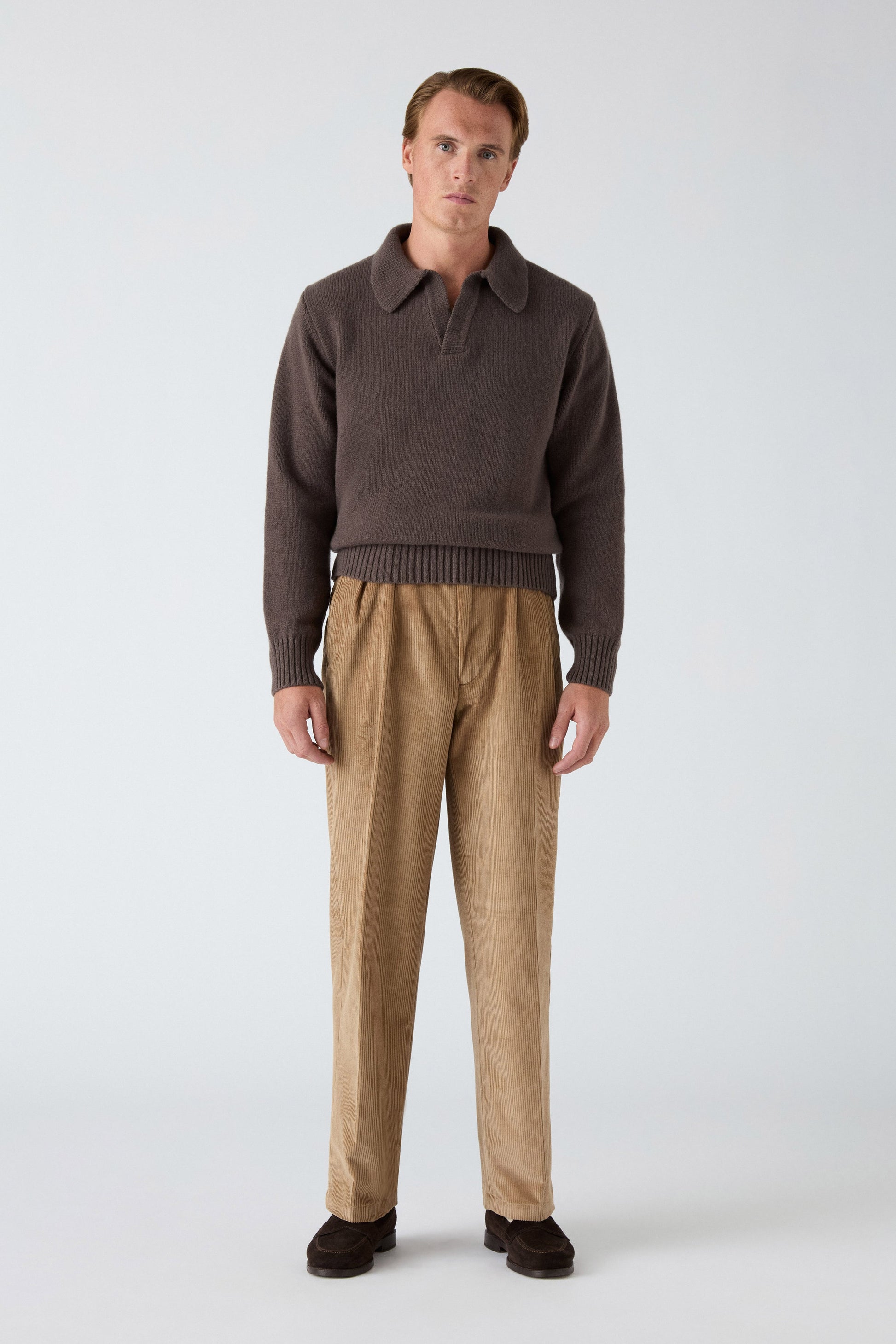 Antonello Corduroy Trousers - Fawn Berg & Berg Antonello Corduroy Trousers - Fawn Berg & Berg