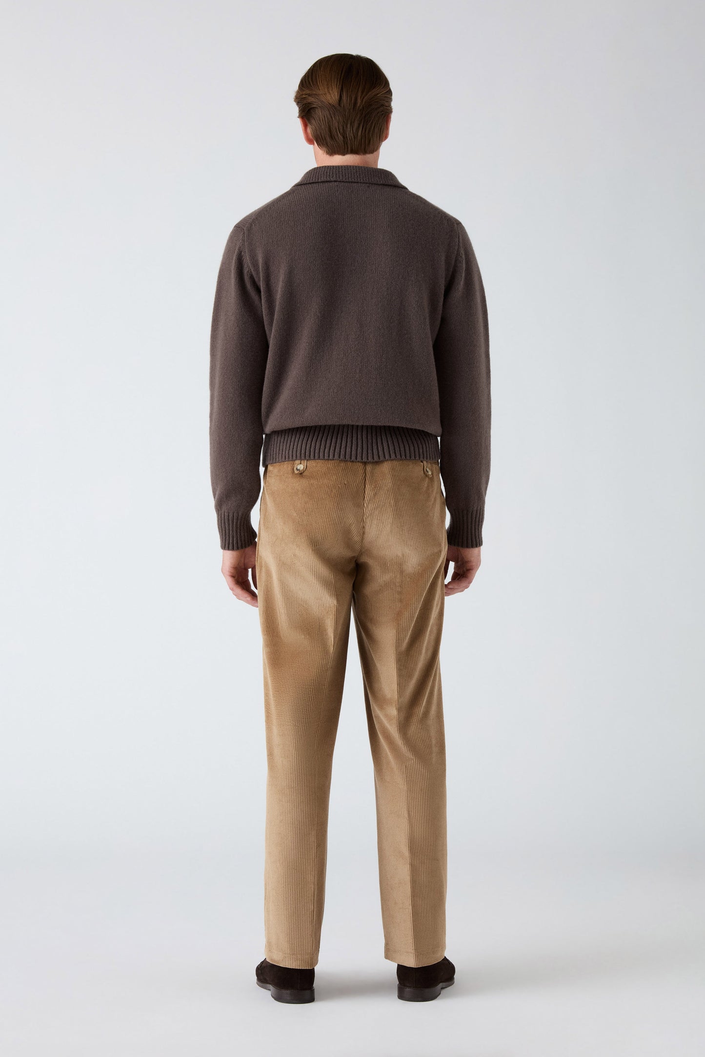 Antonello Corduroy Trousers - Fawn | Berg & Berg