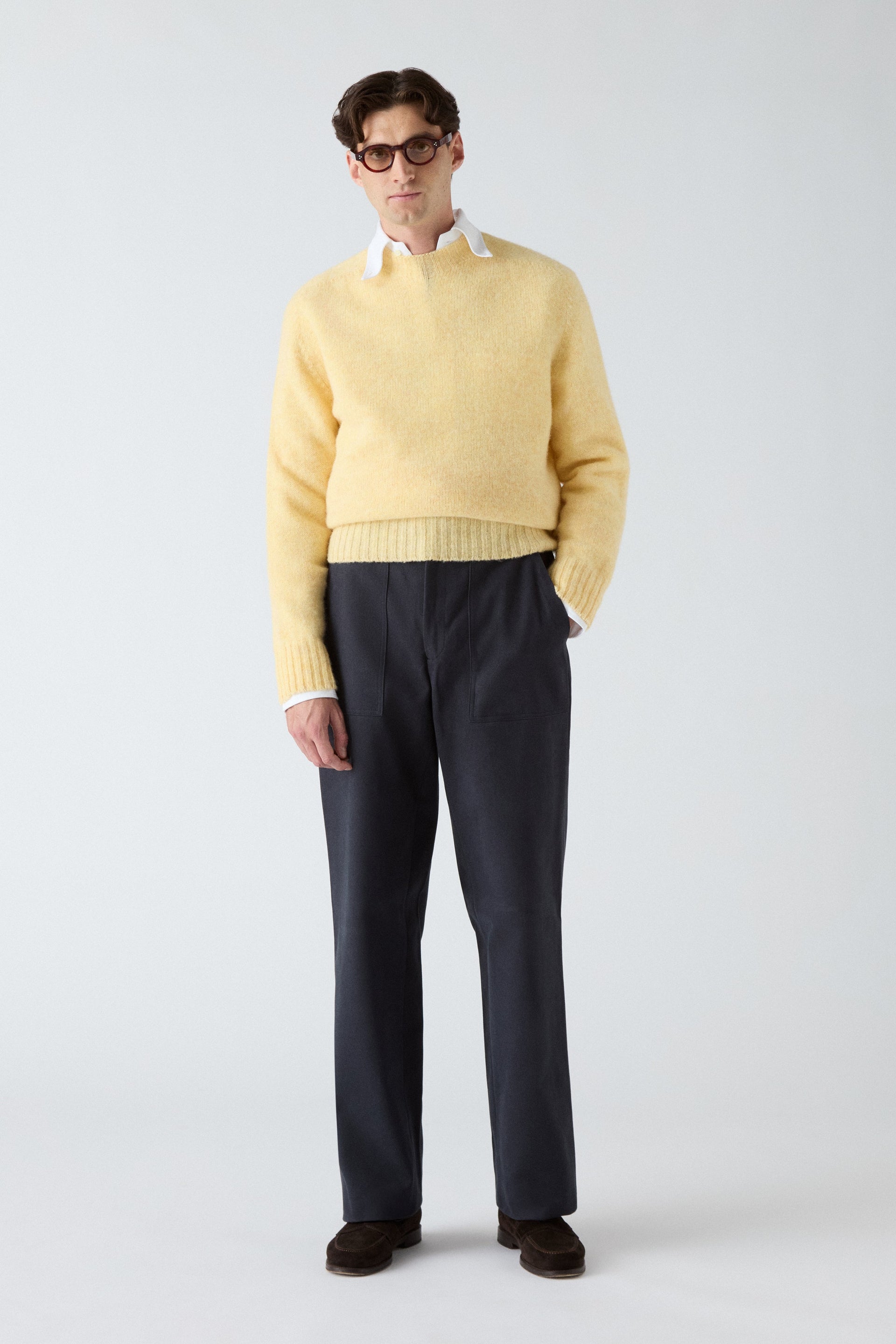 Albert Fatigue Trousers - Navy | Berg & Berg