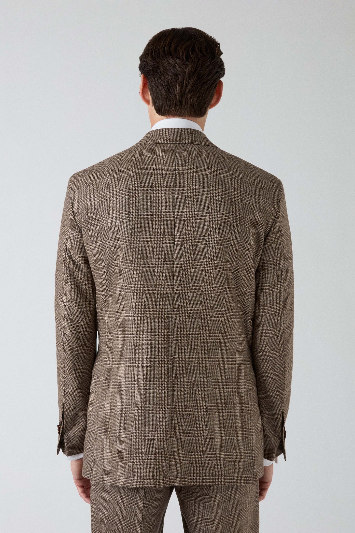 Dag Glencheck Suit - Brown Berg & Berg