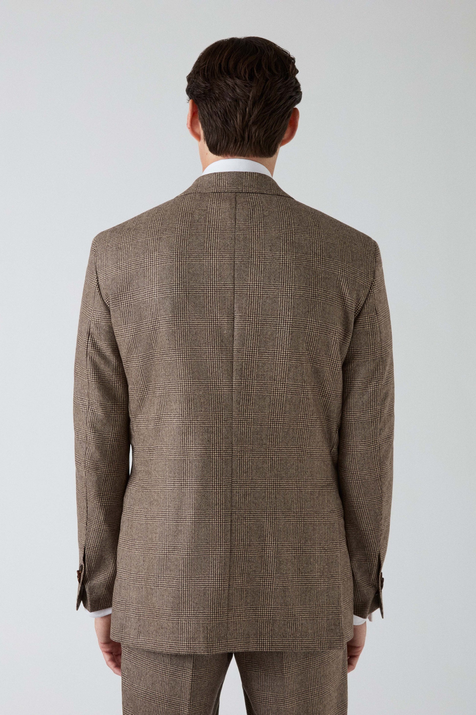 Dag Glencheck Suit - Brown Berg & Berg