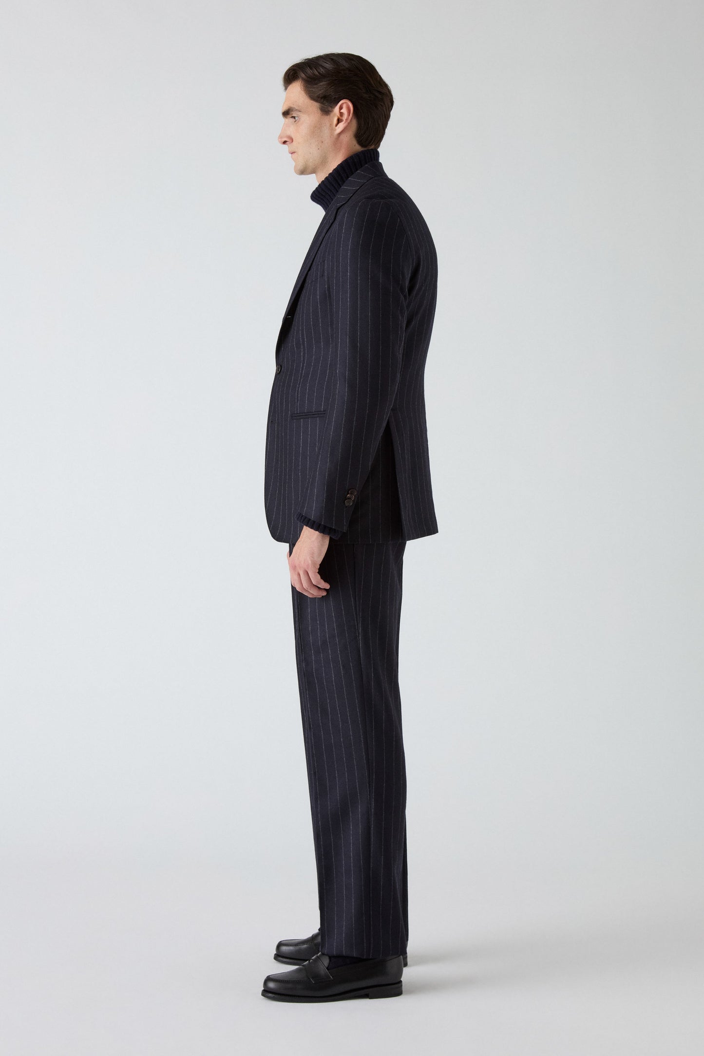 Dag Pinstripe Suit - Navy Berg & Berg