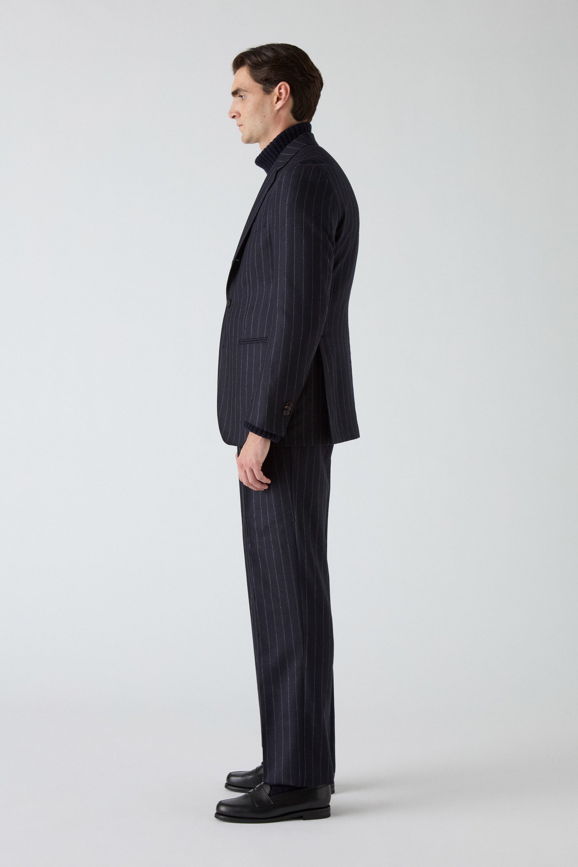 Dag Pinstripe Suit - Navy Berg & Berg