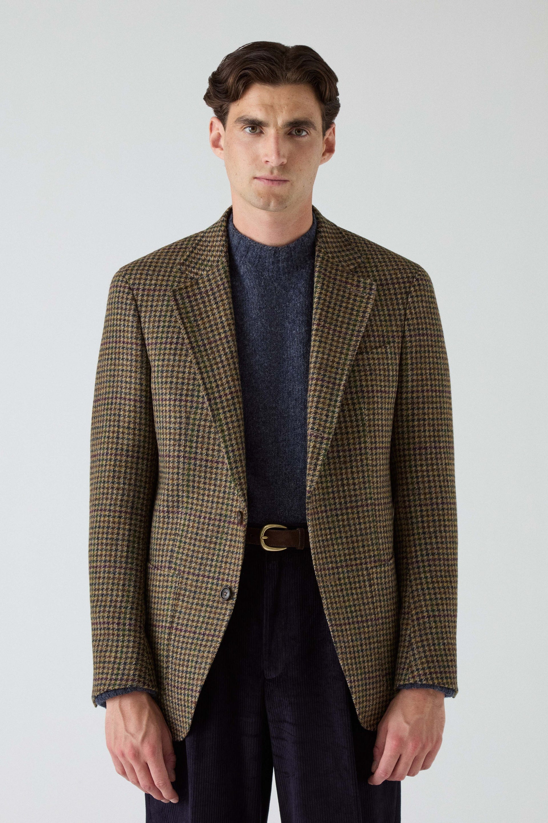 Dag Sport Tweed Jacket - Brown/Green/Purple Berg & Berg