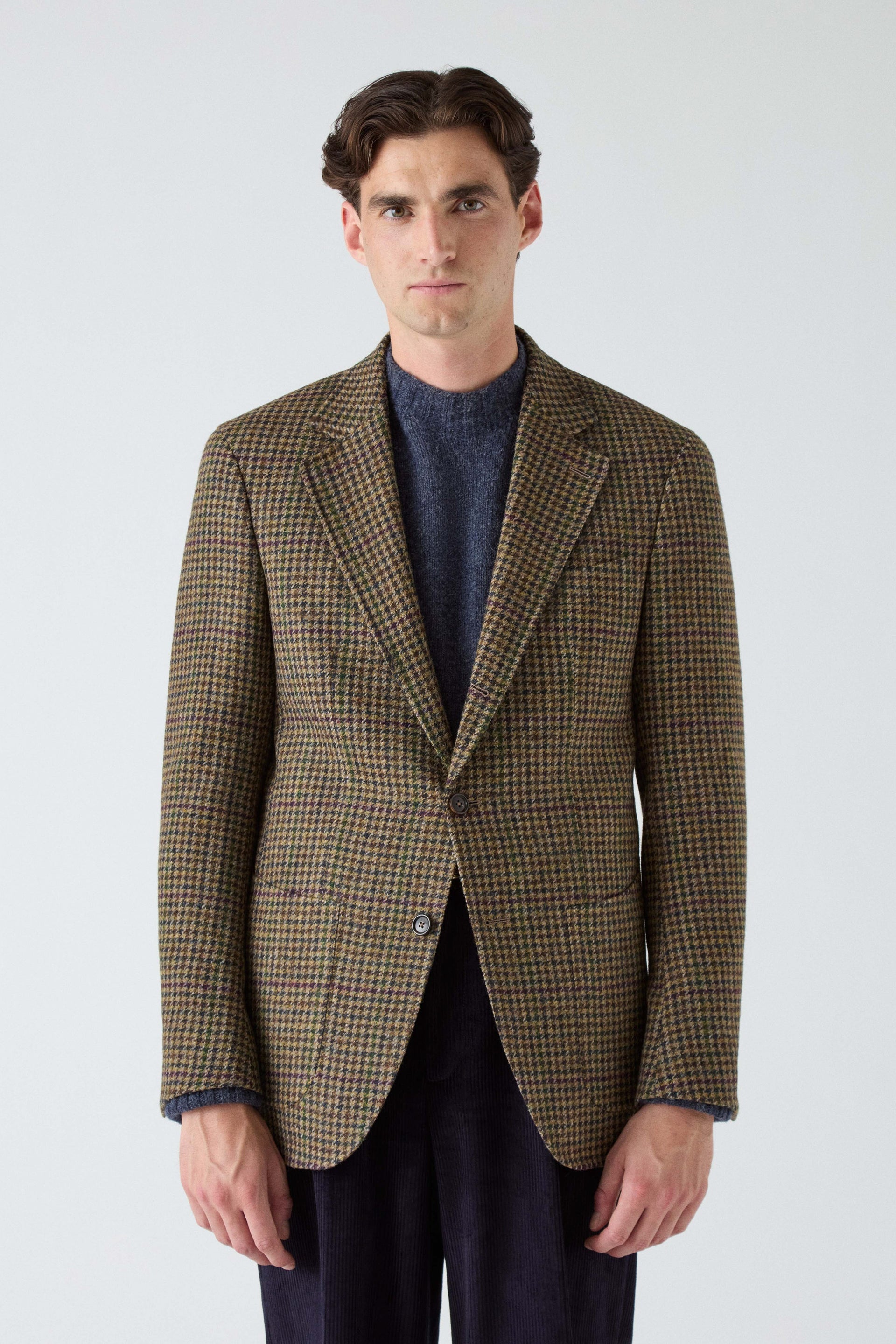 Dag Sport Tweed Jacket - Brown/Green/Purple Berg & Berg