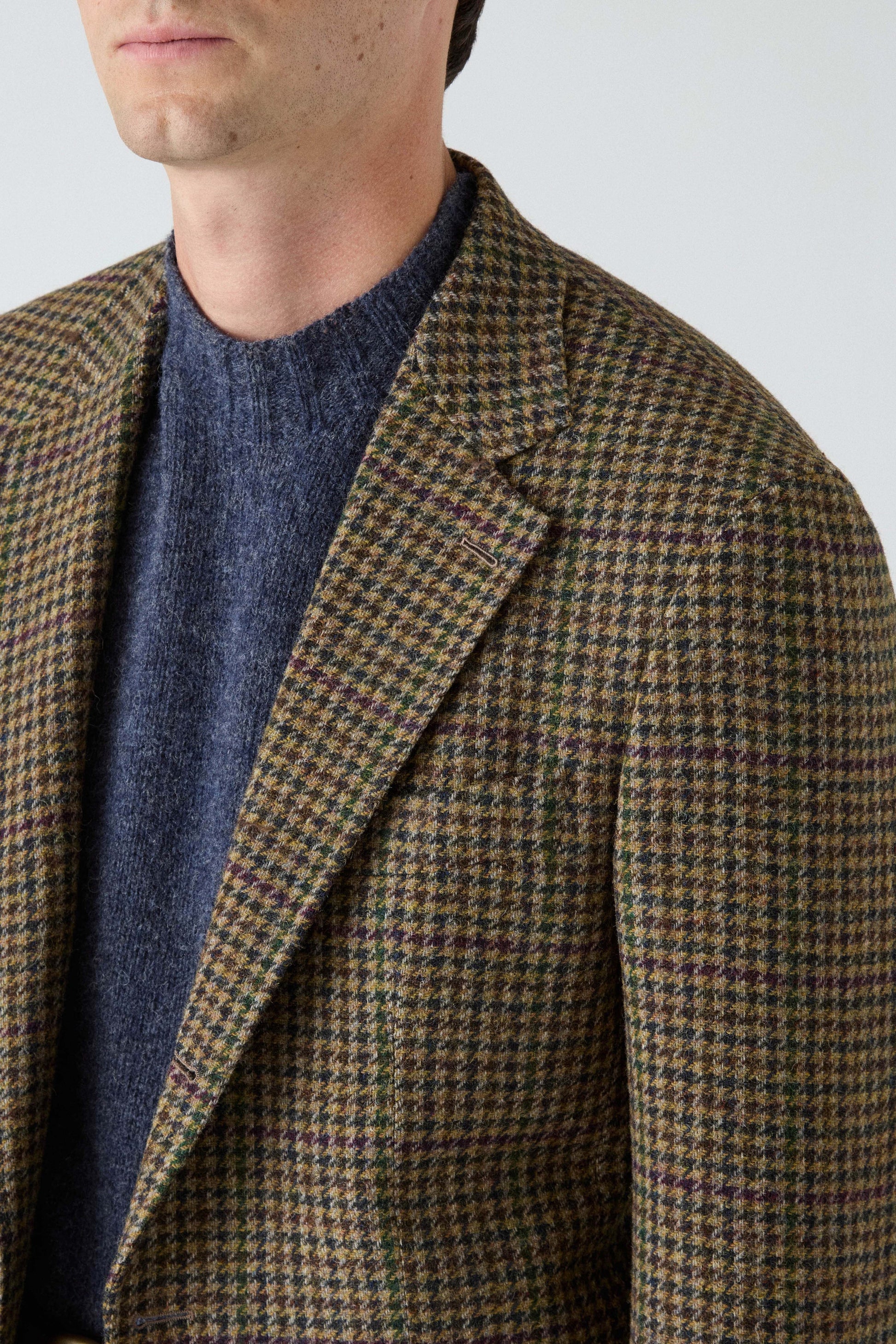 Dag Sport Tweed Jacket - Brown/Green/Purple Berg & Berg