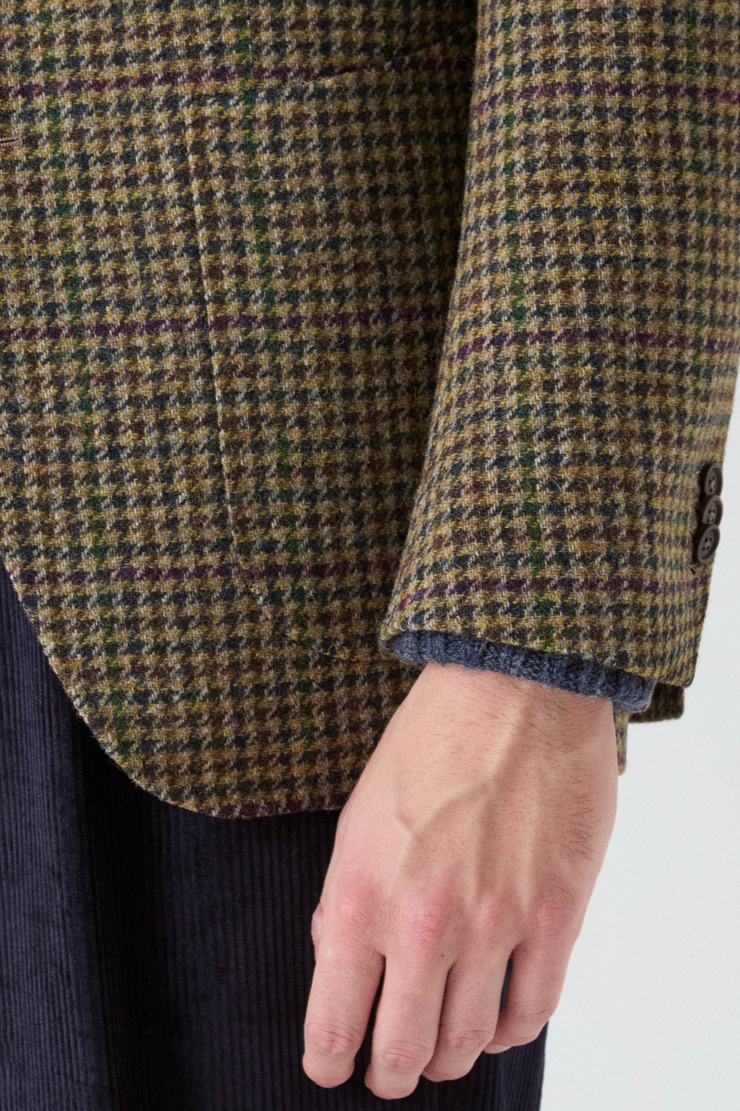 Dag Sport Tweed Jacket - Brown/Green/Purple Berg & Berg