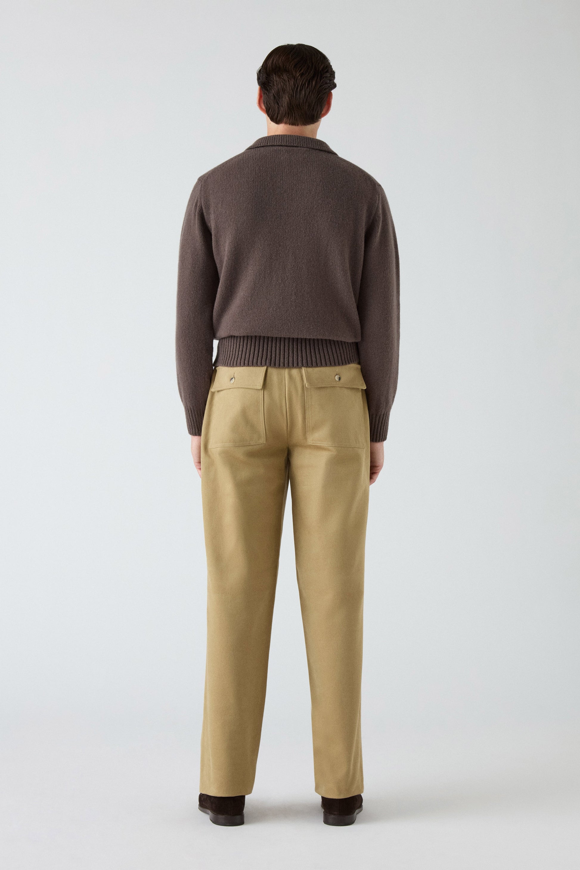 Albert Fatigue Trousers - Beige | Berg & Berg