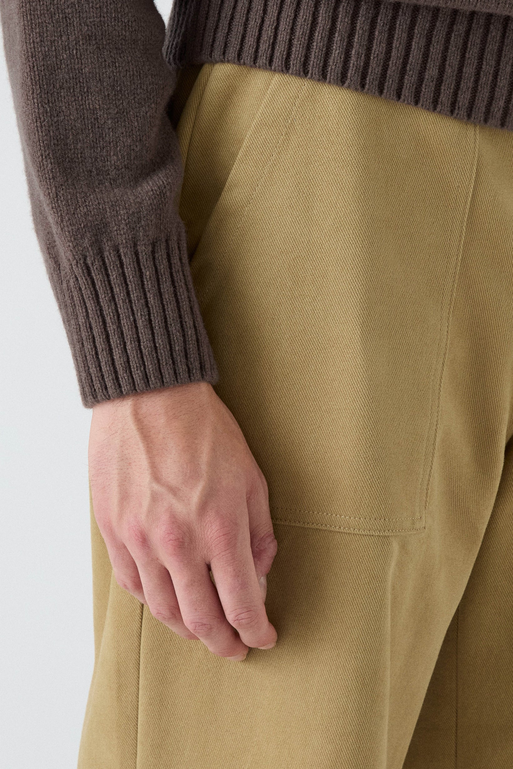 Albert Fatigue Trousers - Beige | Berg & Berg
