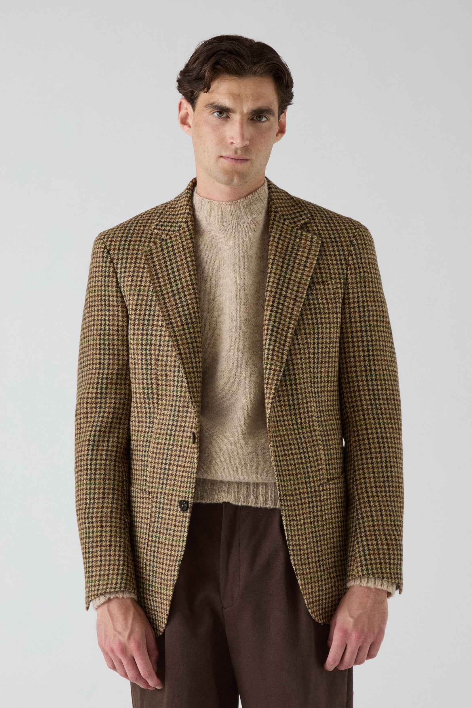 Dag Sport Tweed Jacket - Brown/Green/Oat Berg & Berg