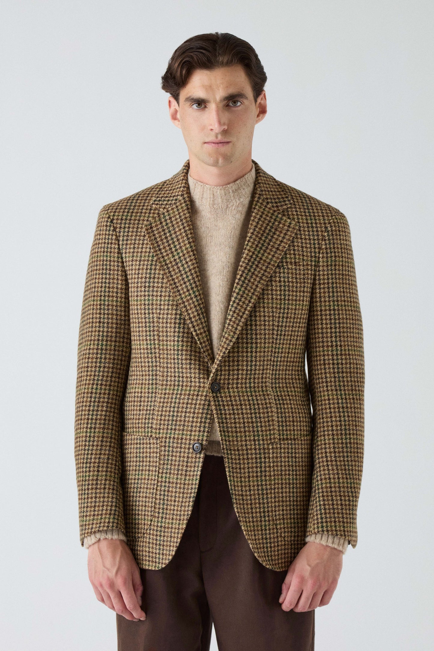 Dag Sport Tweed Jacket - Brown/Green/Oat Berg & Berg