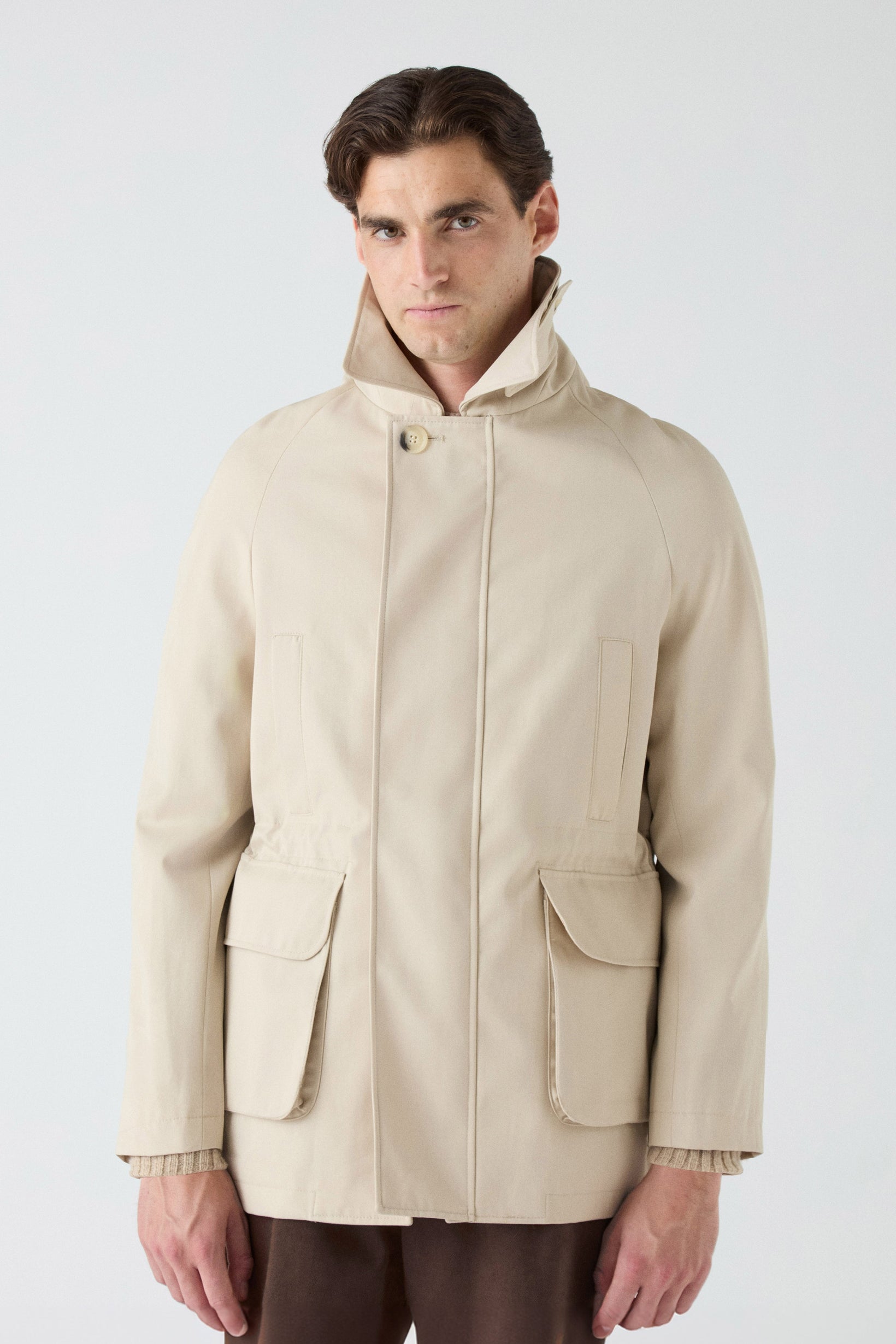 Nils Raglan Jacket - Sand | Berg & Berg