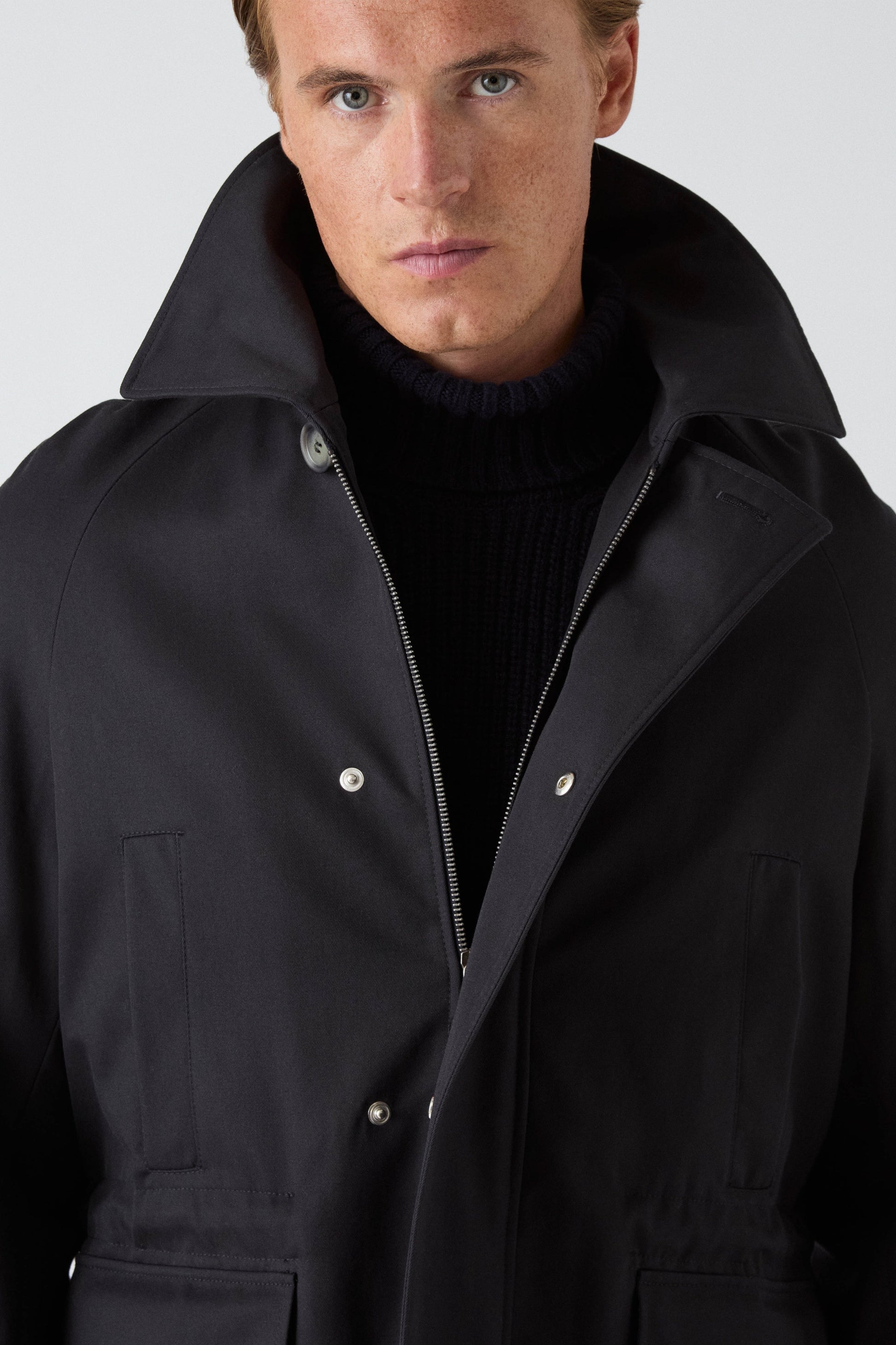 Nils Raglan Jacket - Navy | Berg & Berg