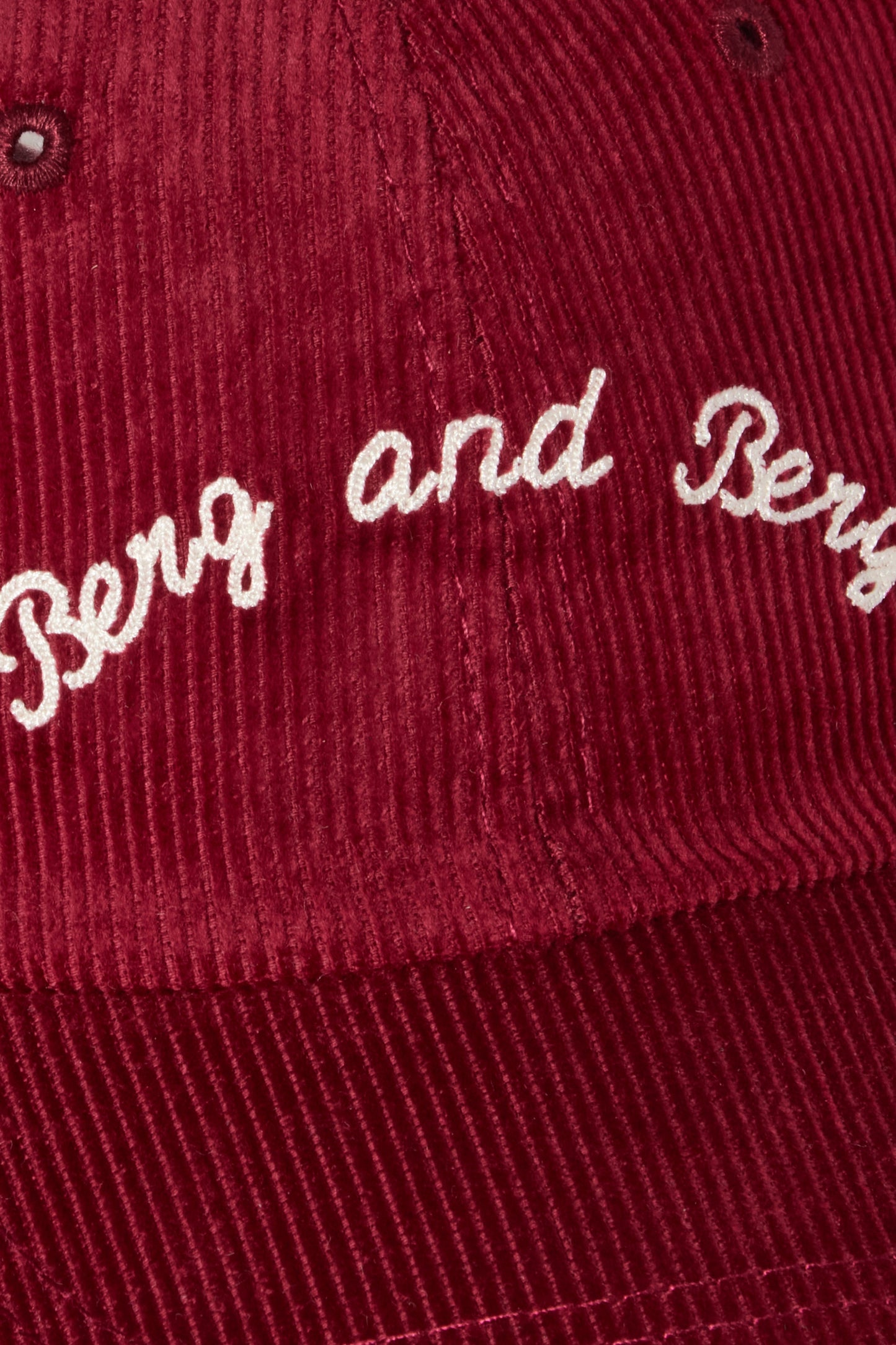 Corduroy Dad Cap - Burgundy | Berg & Berg