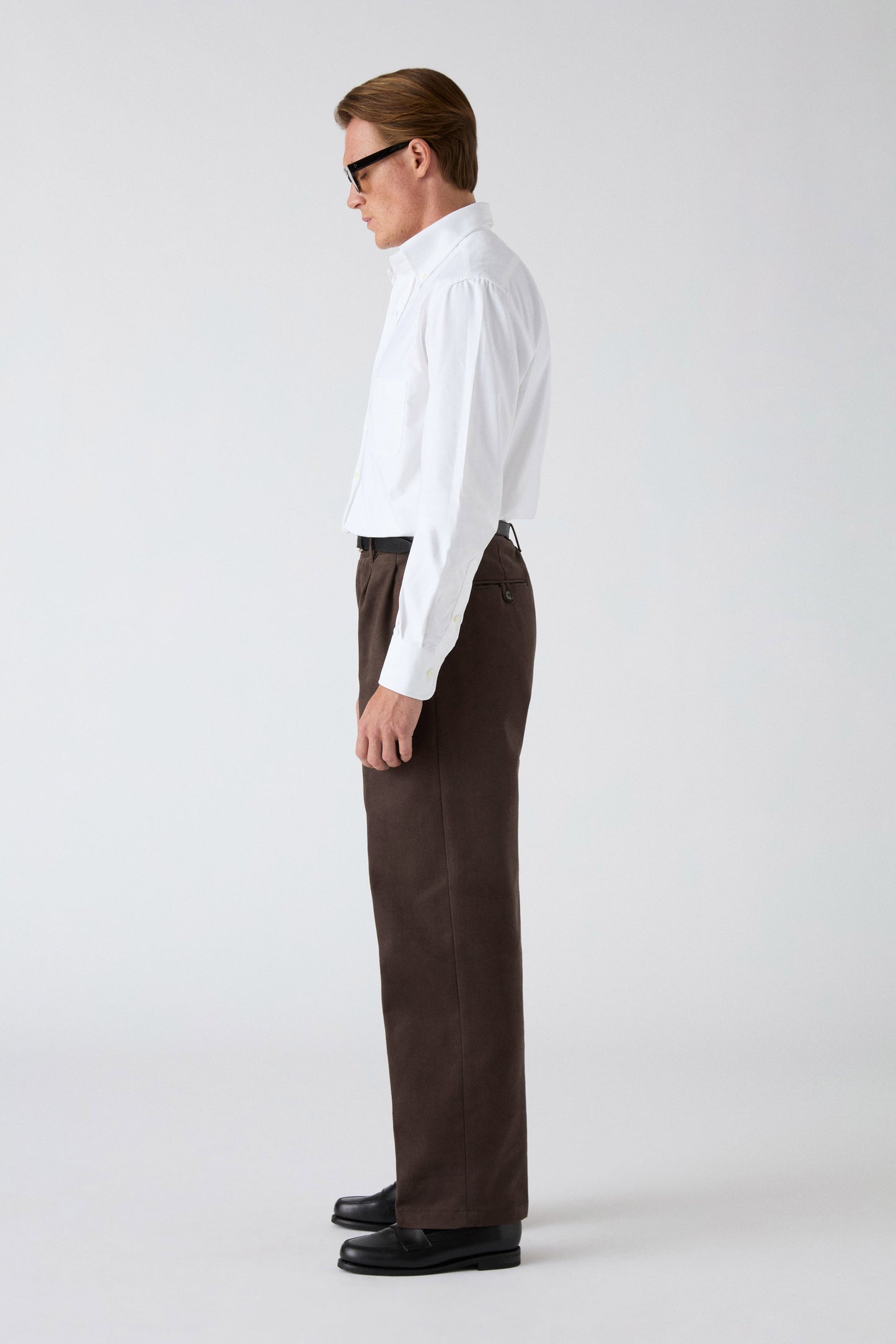 Antonello Cotton Trousers - Cocoa | Berg & Berg